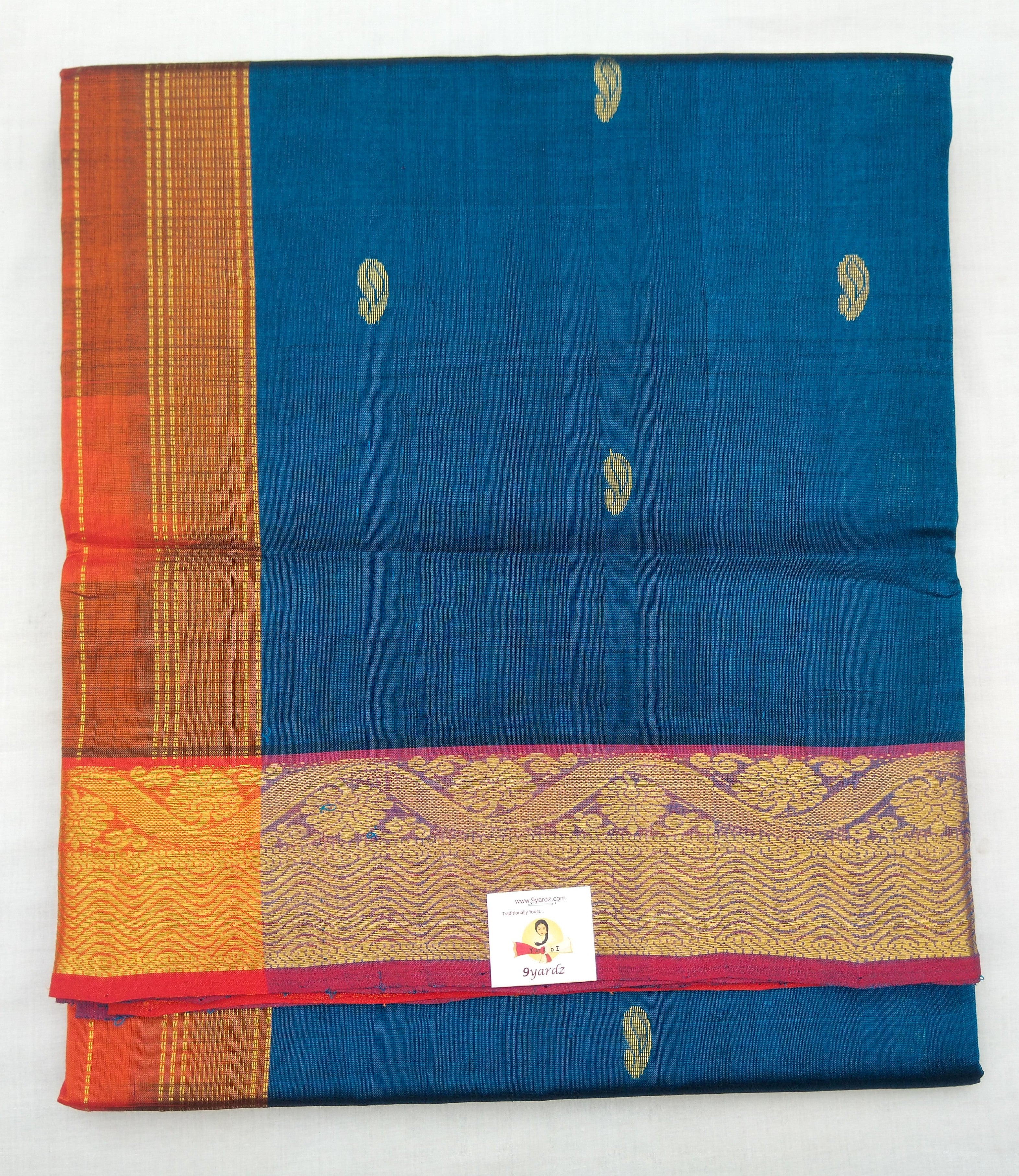 Pure silk cotton with butta