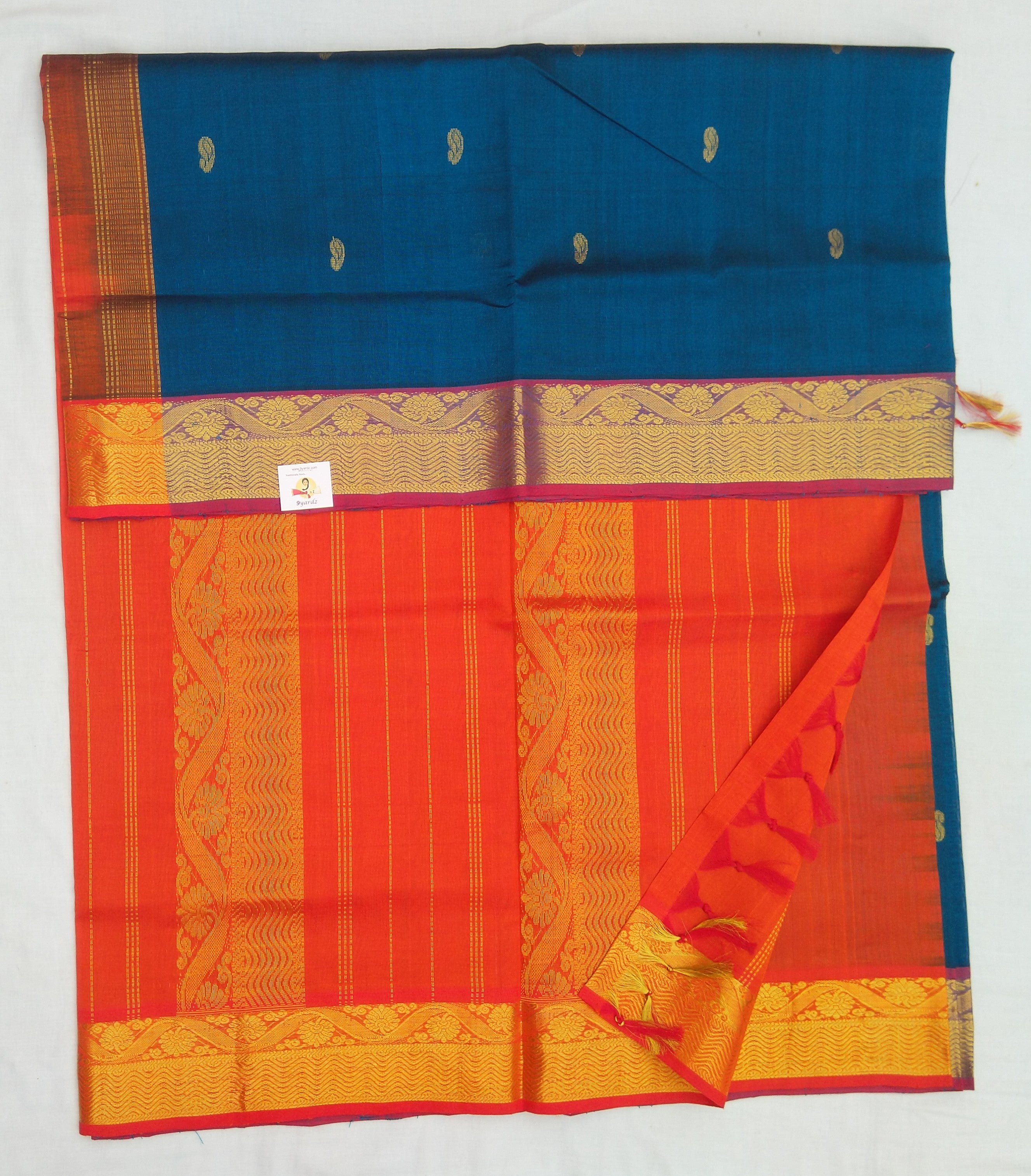 Pure silk cotton with butta