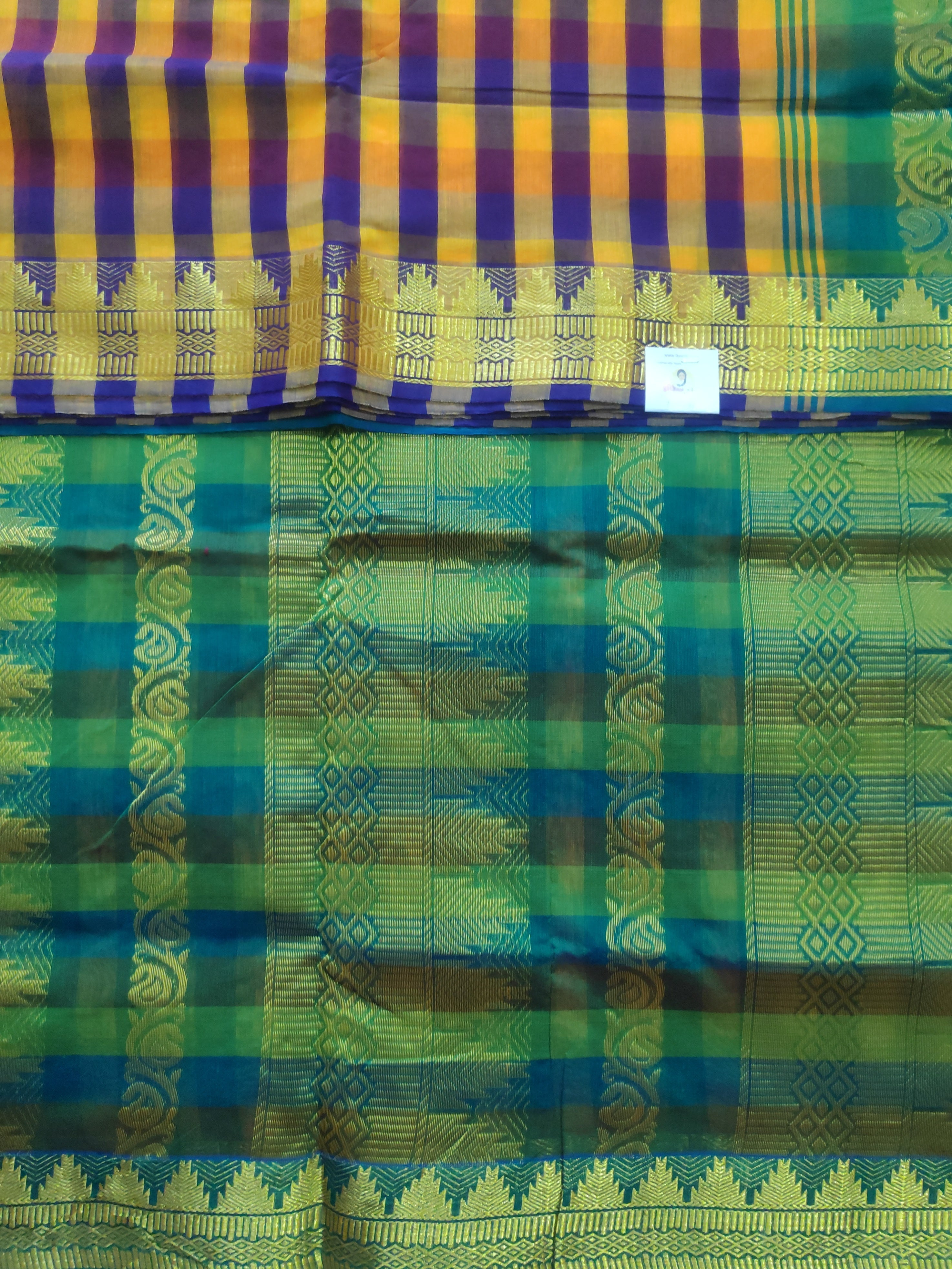 Kalyani cotton -checked 9.5