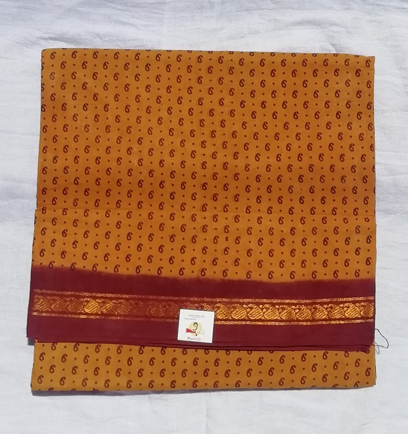 Sungudi cotton 10.5 yardz