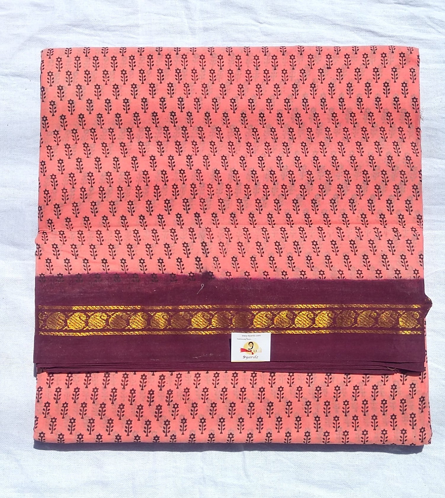 Sungudi cotton 10.5 yardz
