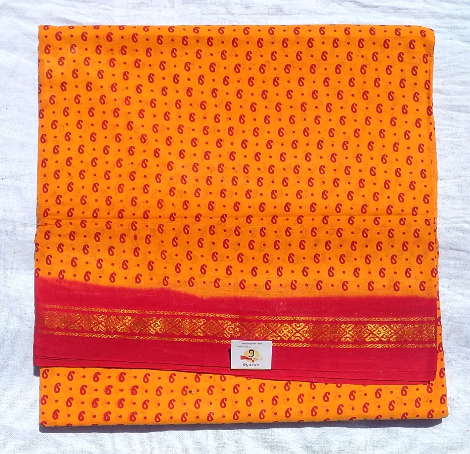 Sungudi cotton 10.5 yardz