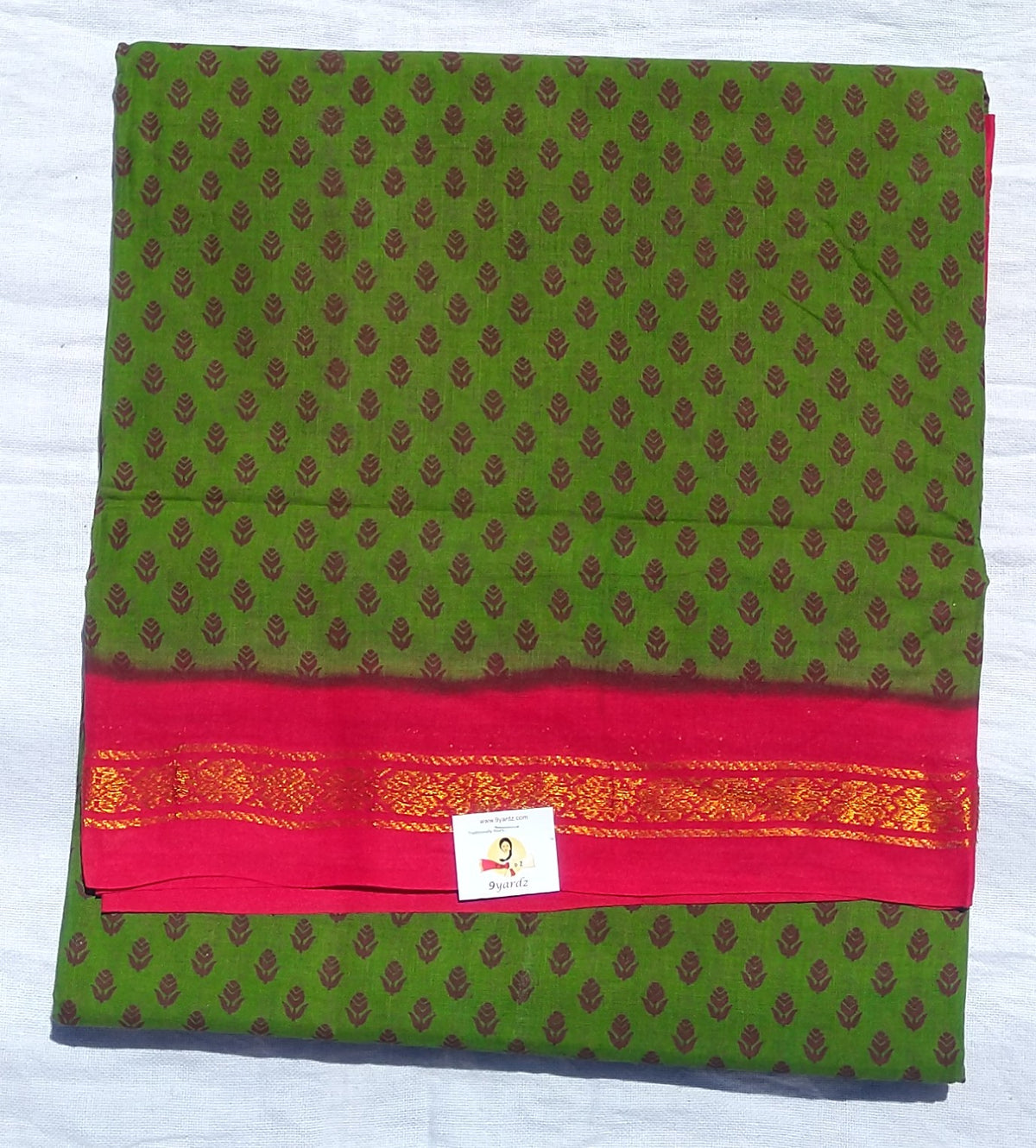 Sungudi cotton 9 yardz