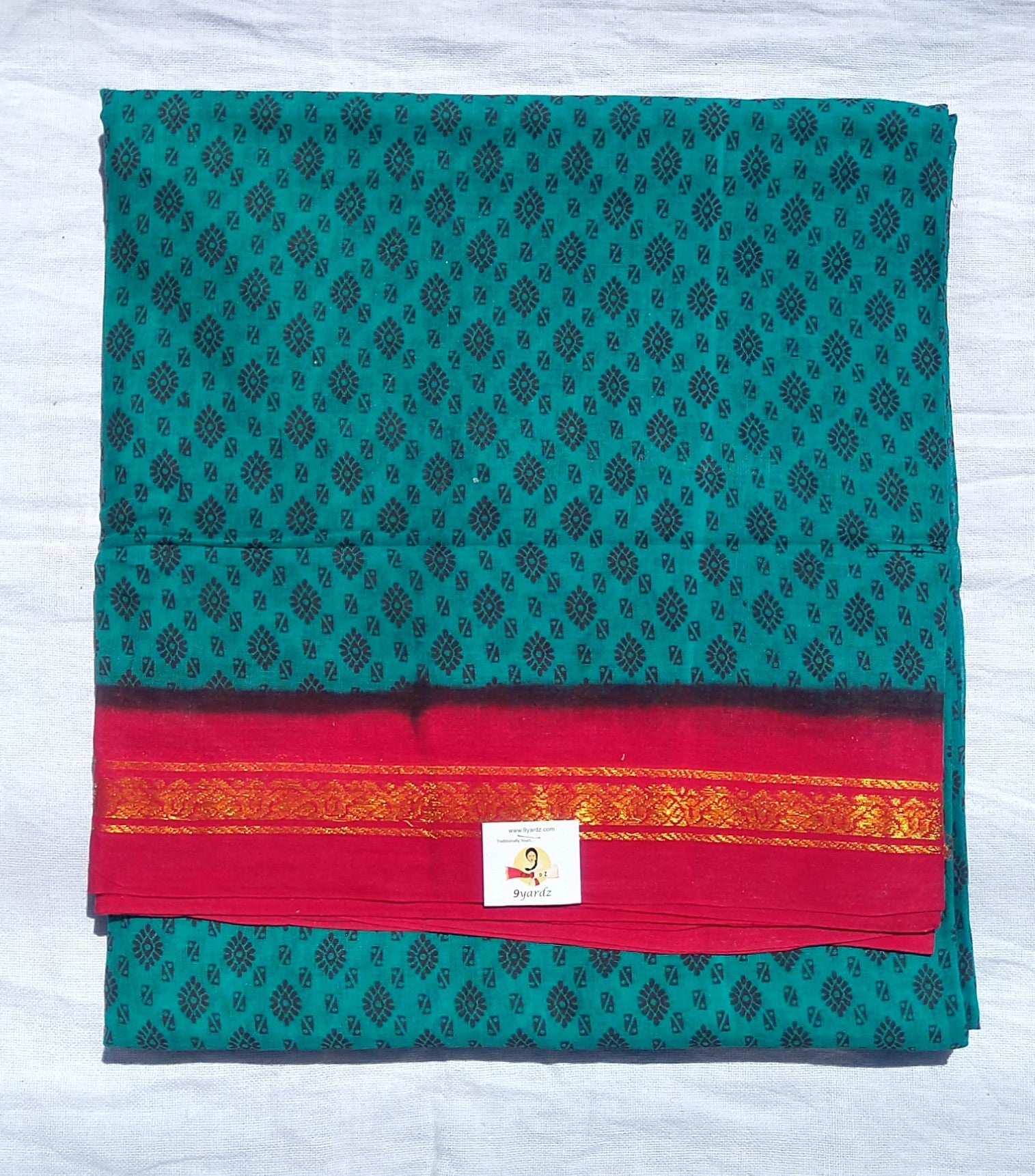 Sungudi cotton 9 yardz