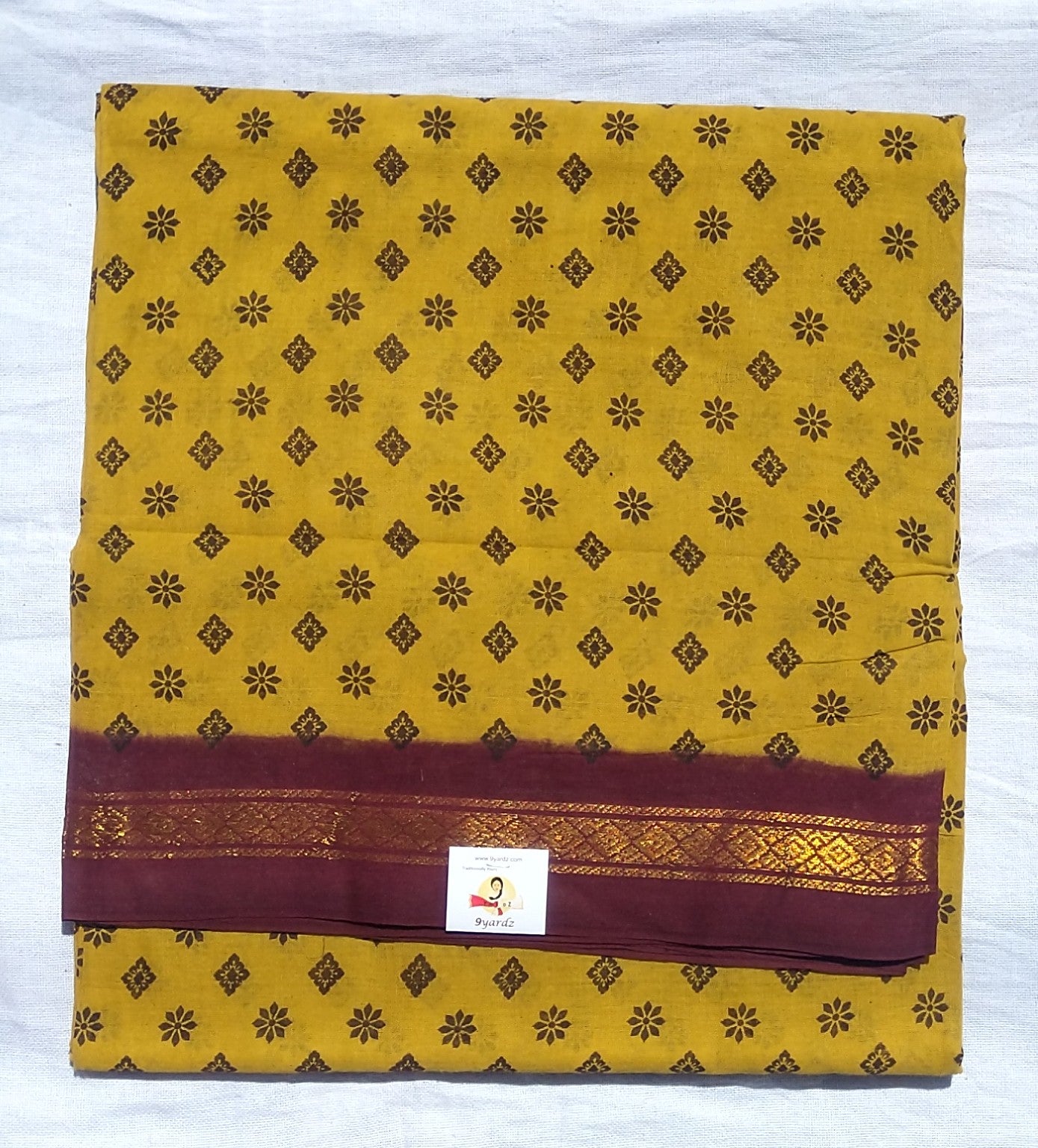 Sungudi cotton 9 yardz