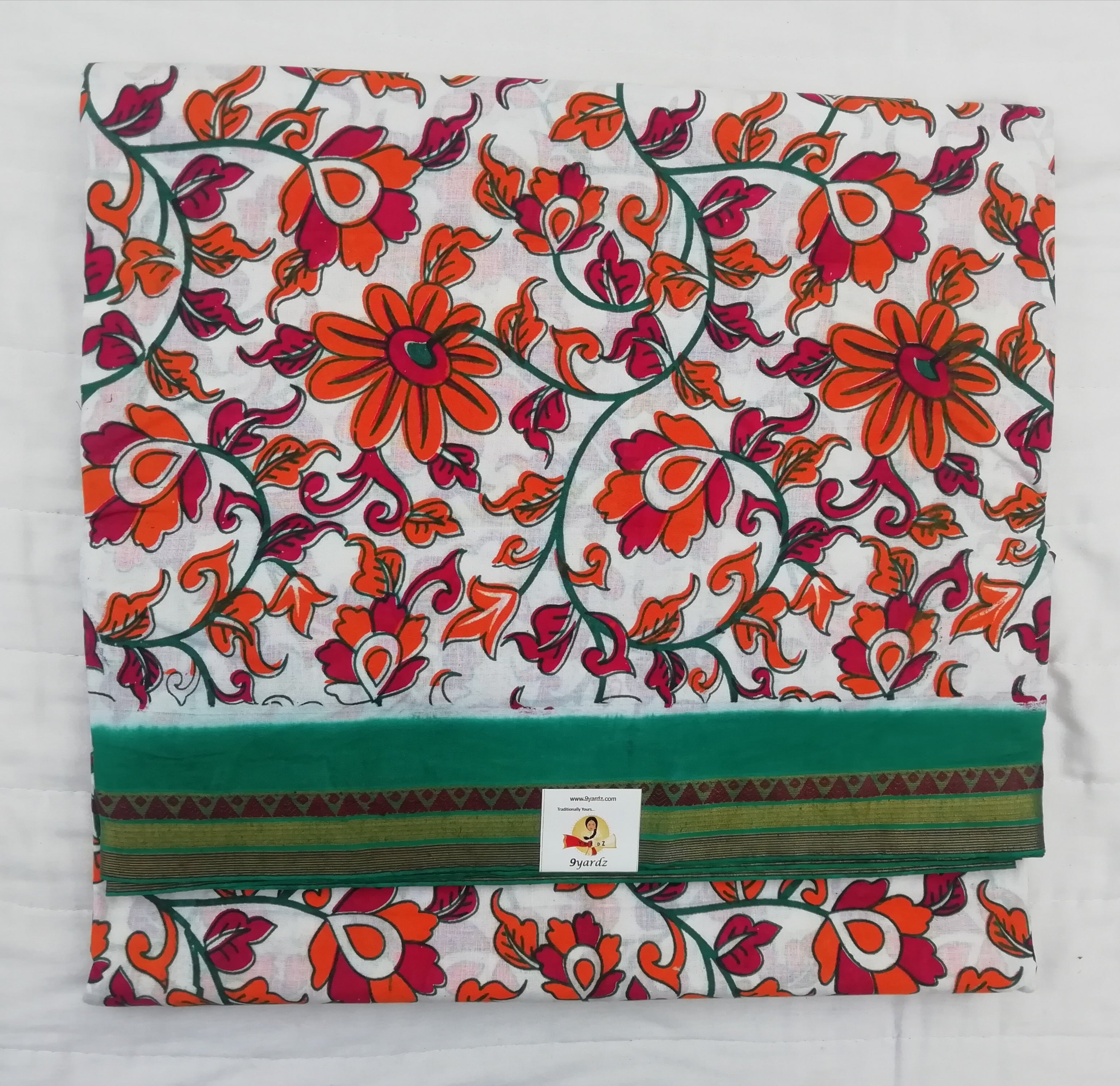 Colour Kalamkari Design- 10.5 yards
