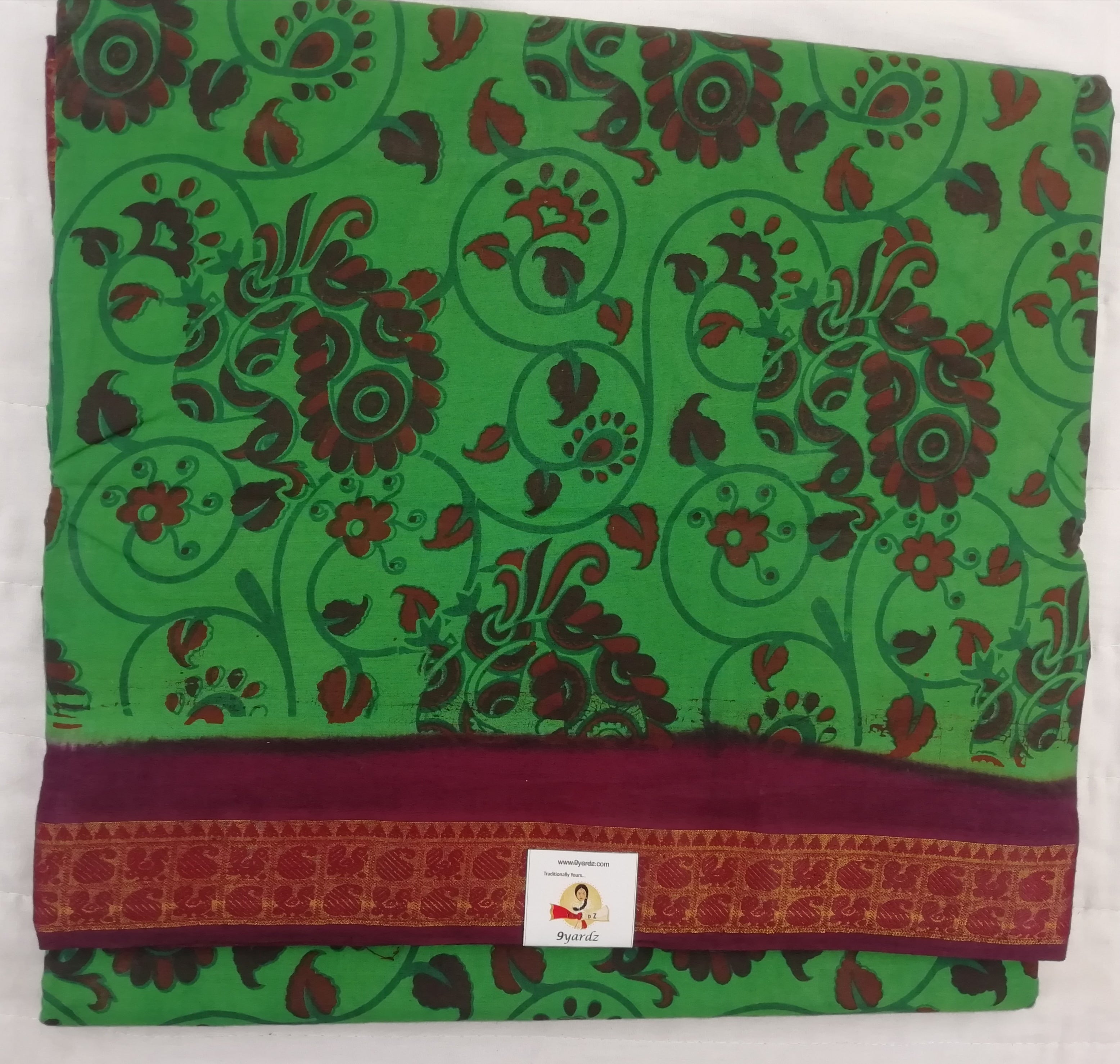Colour Kalamkari Design- 10.5 yards