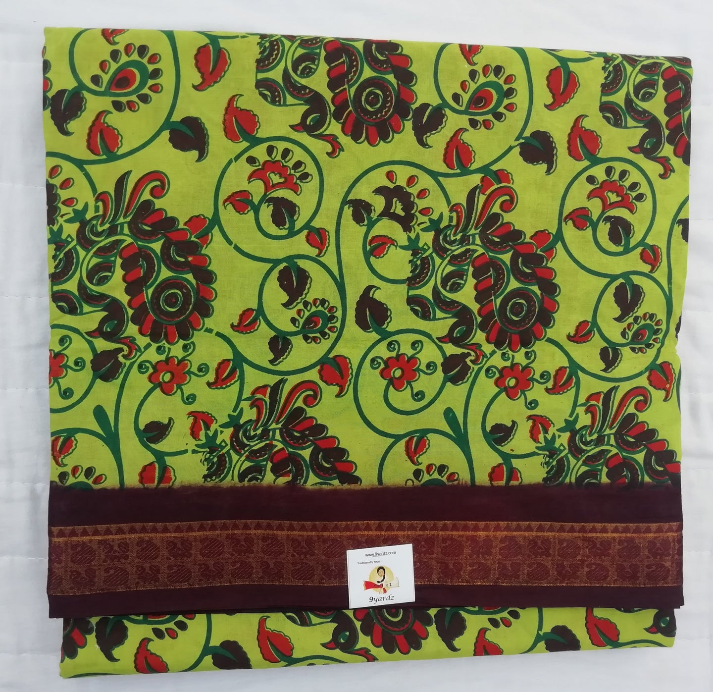 Colour Kalamkari Design- 10.5 yards