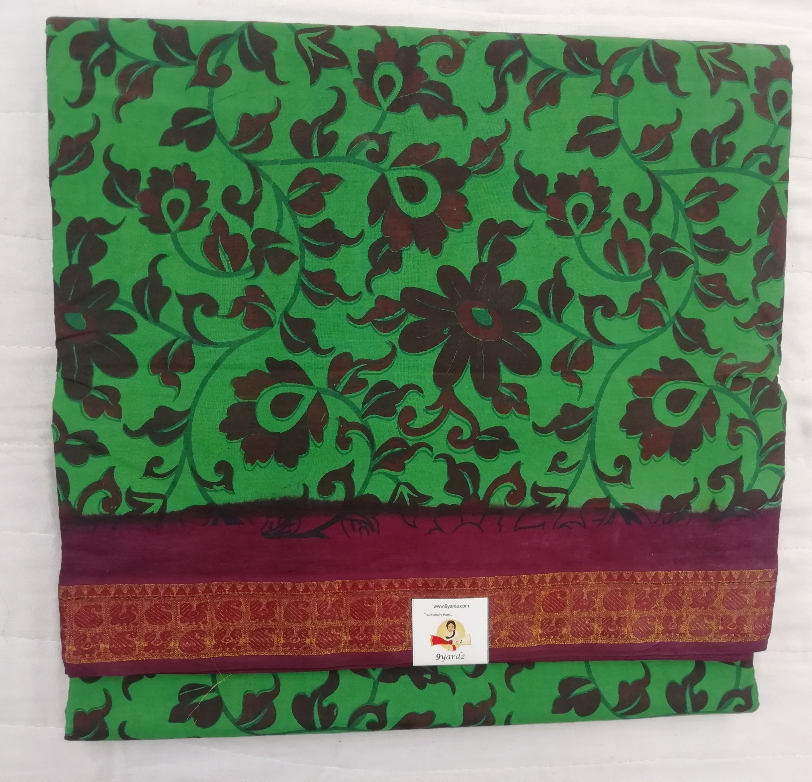 Colour Kalamkari Design- 10.5 yards