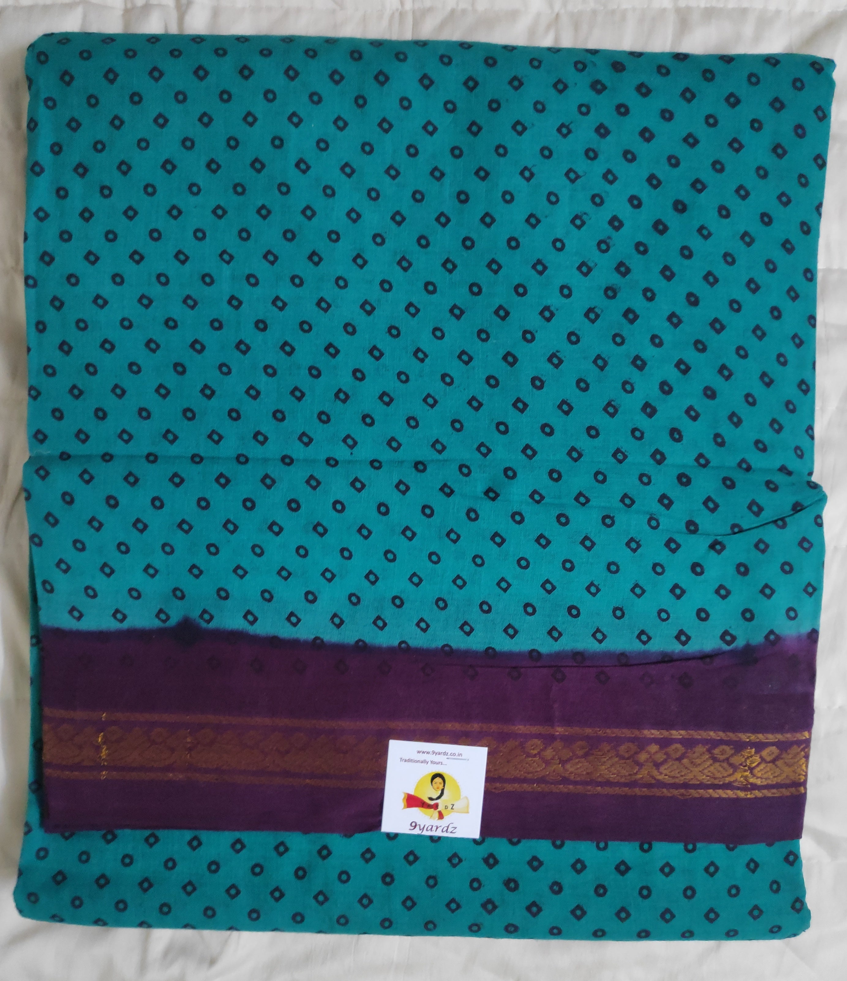 Sungudi cotton 12 yardz
