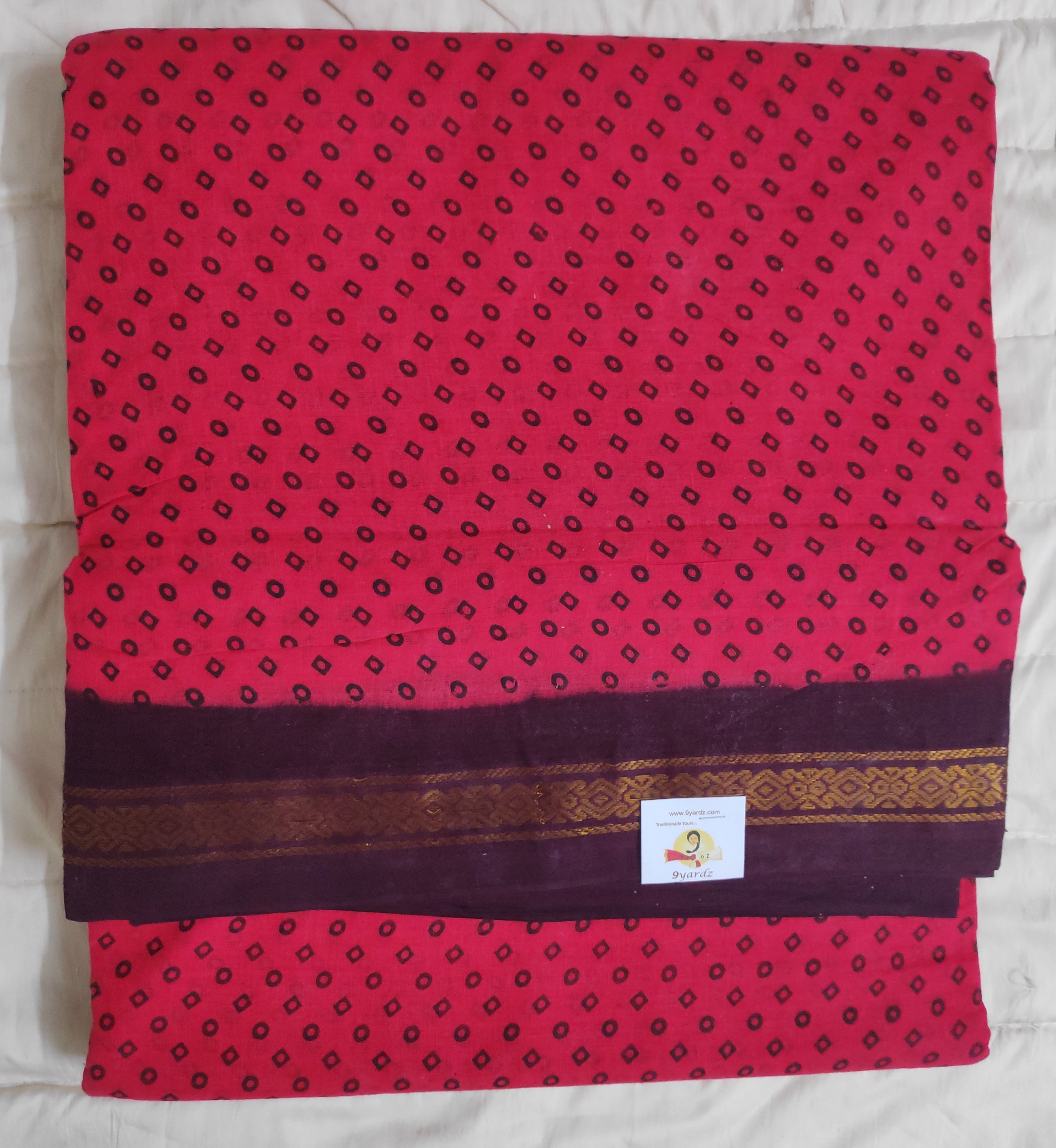 Sungudi cotton 12 yardz