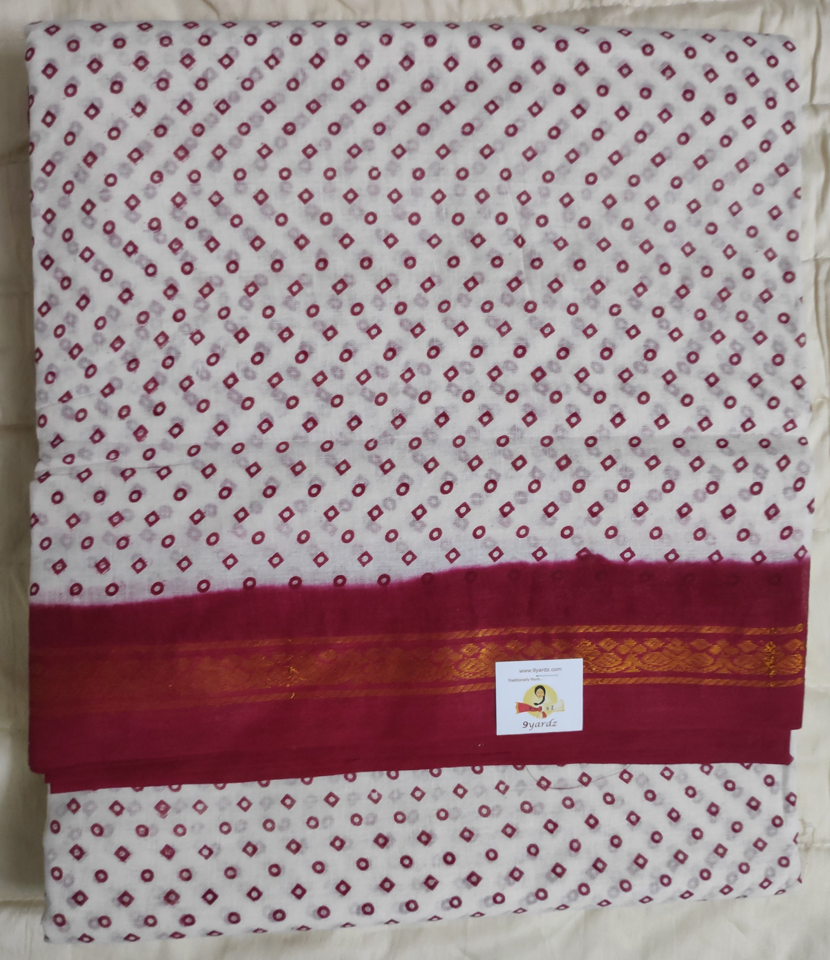 Sungudi cotton 12 yardz