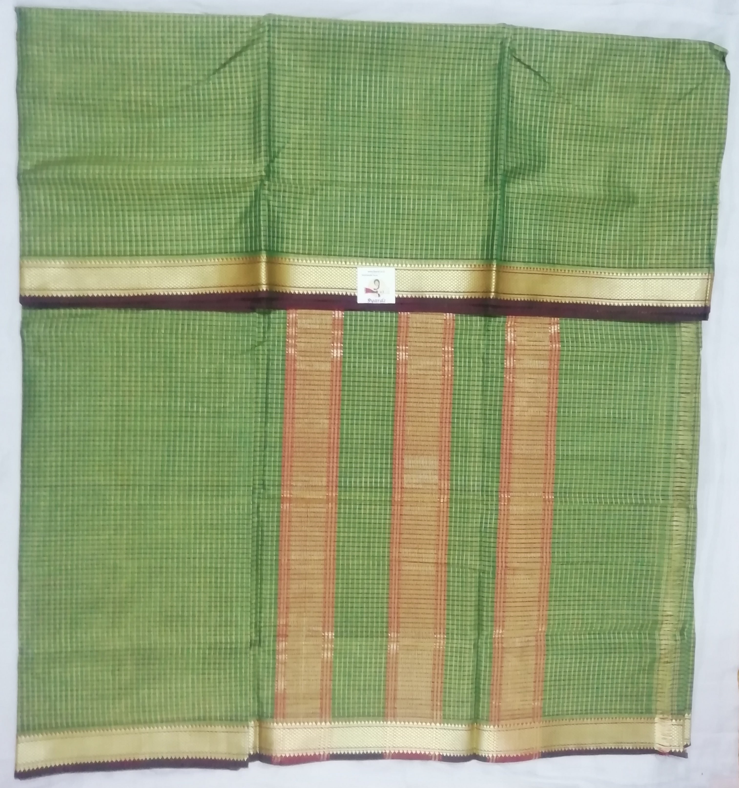 Devendra/Kodambakkam 10yardz( checked zari border)