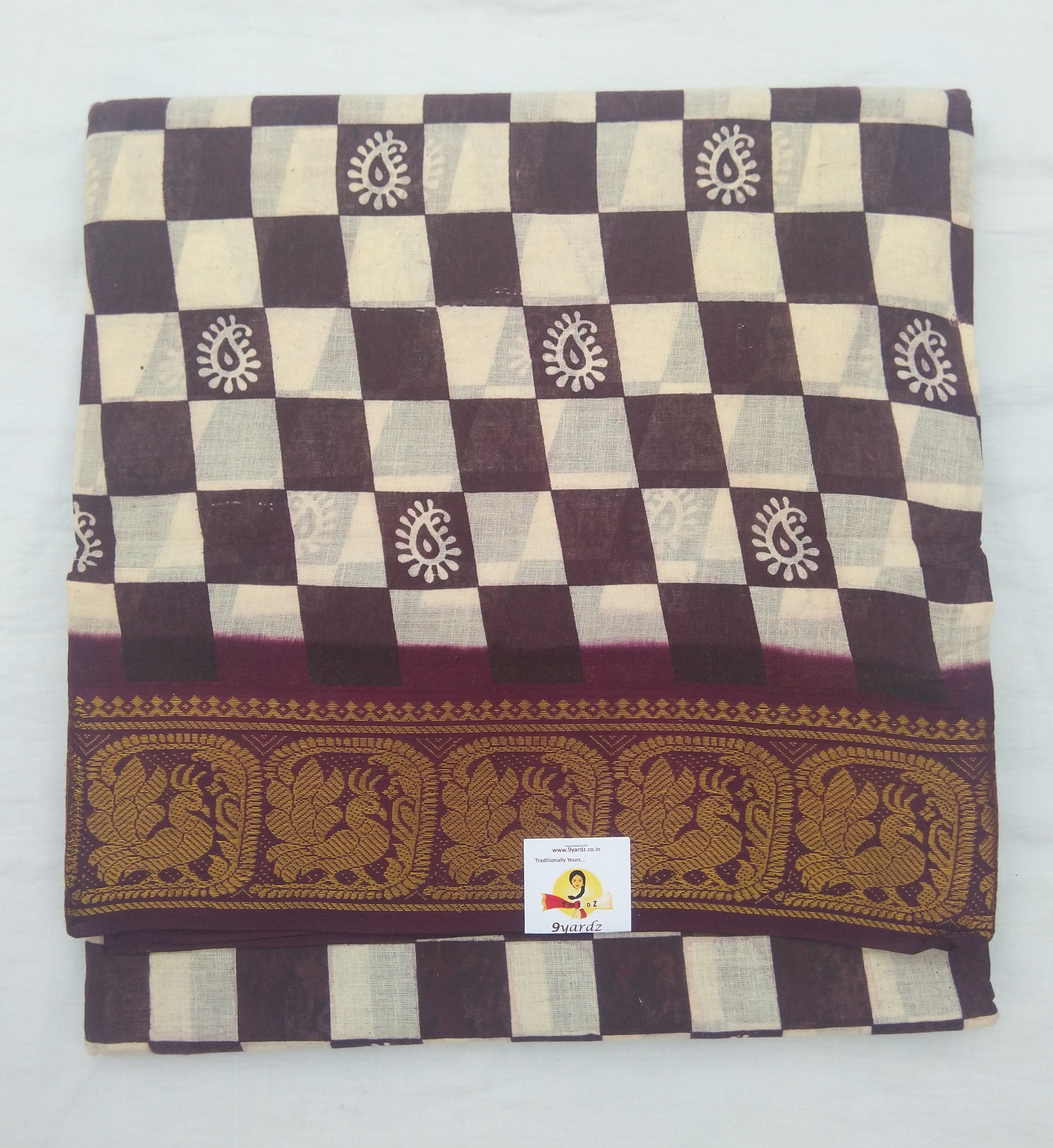 Sungudi Checked Design