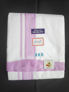 Soft Cotton bleached dhothi 9*5