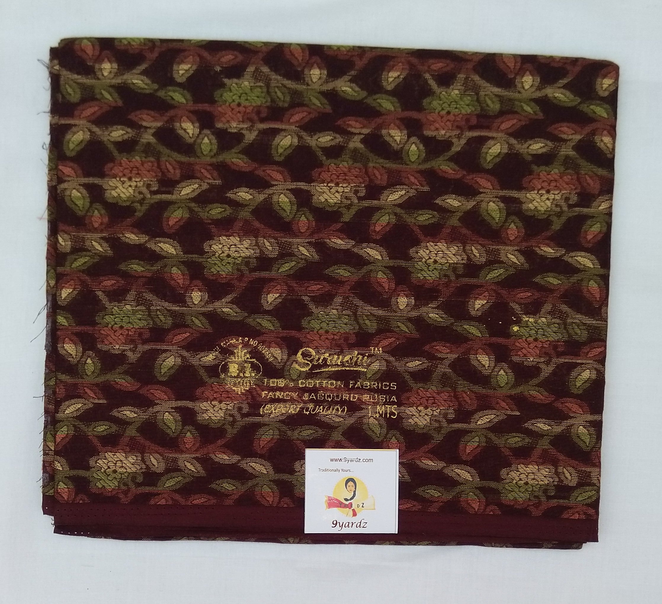 Pure cotton blouse bits- embossed/ jacquard