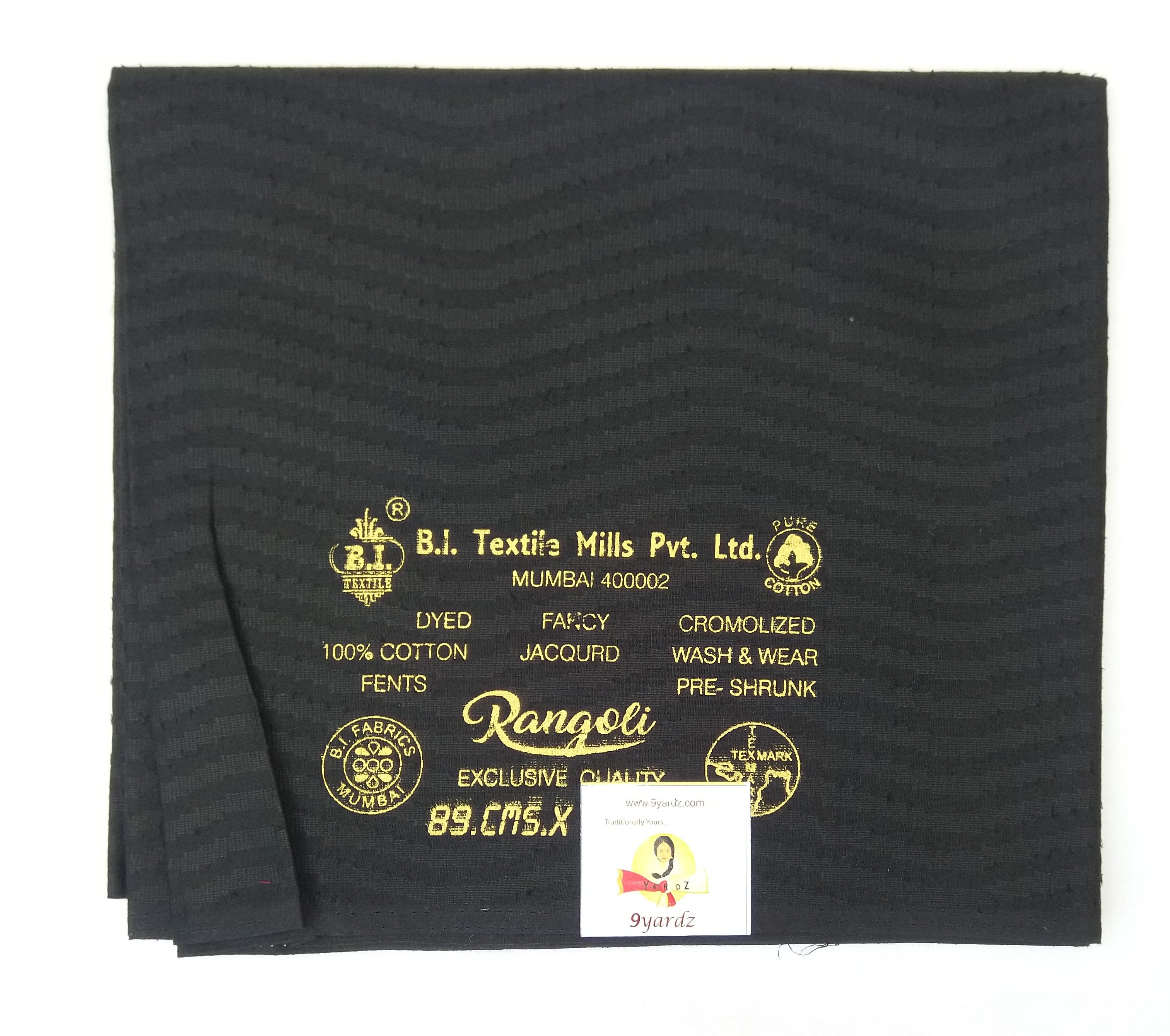 Pure cotton blouse bits- embossed/ jacquard