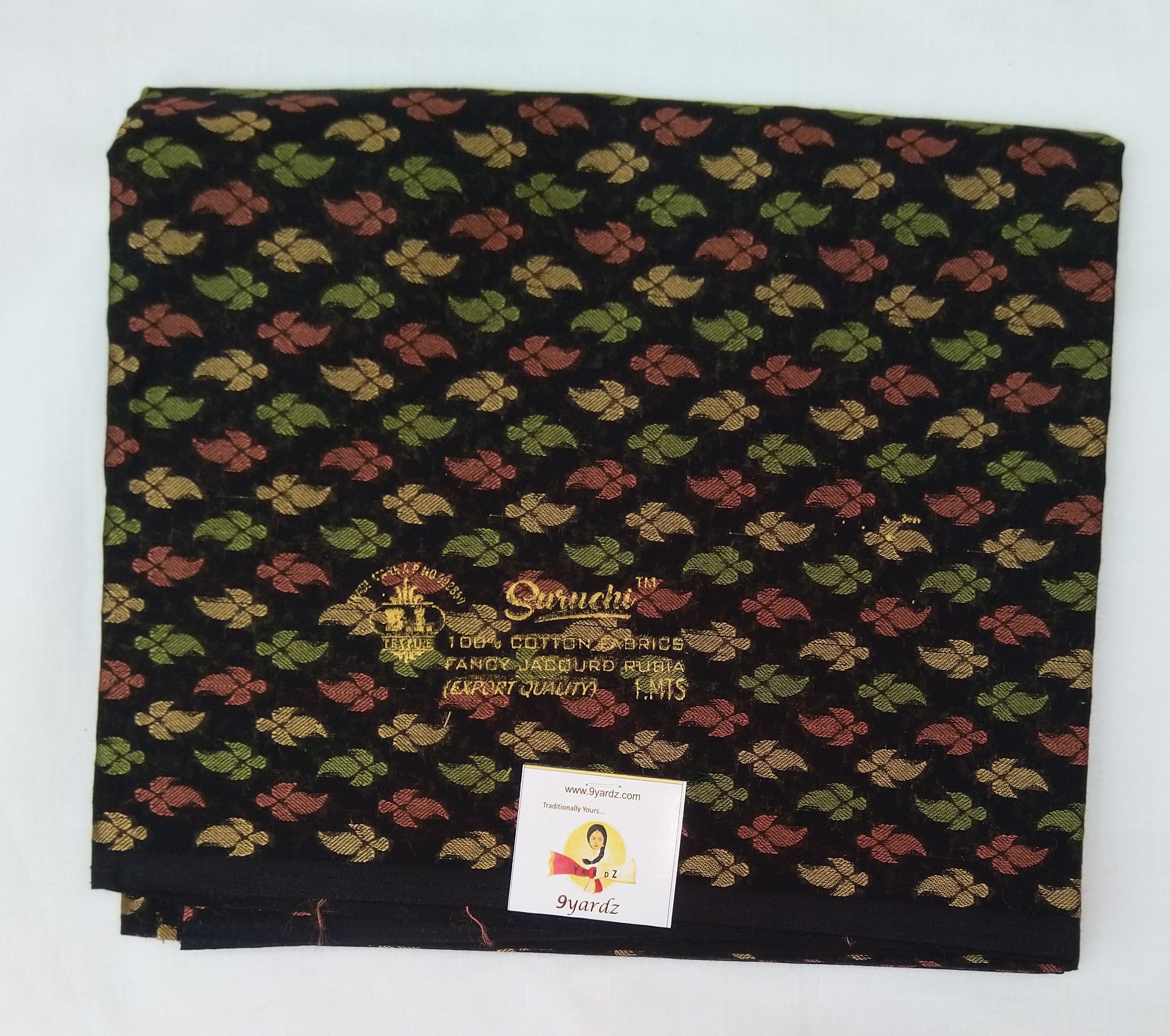 Pure cotton blouse bits- embossed/ jacquard