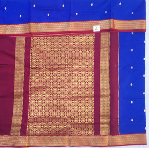 Akshaya cotton 10.25 yards korvai madisar