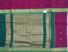 Load image into Gallery viewer, Akshaya cotton 10.25 yards korvai madisar