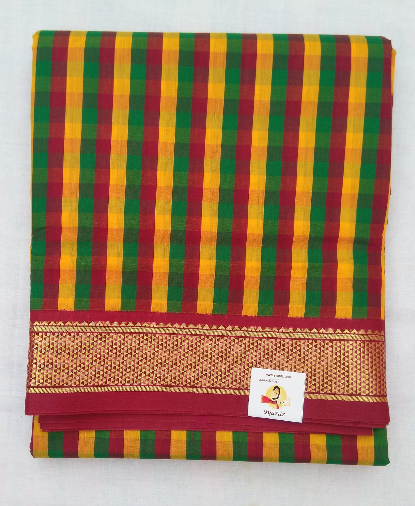 Akshaya cotton 10.25 yards korvai madisar