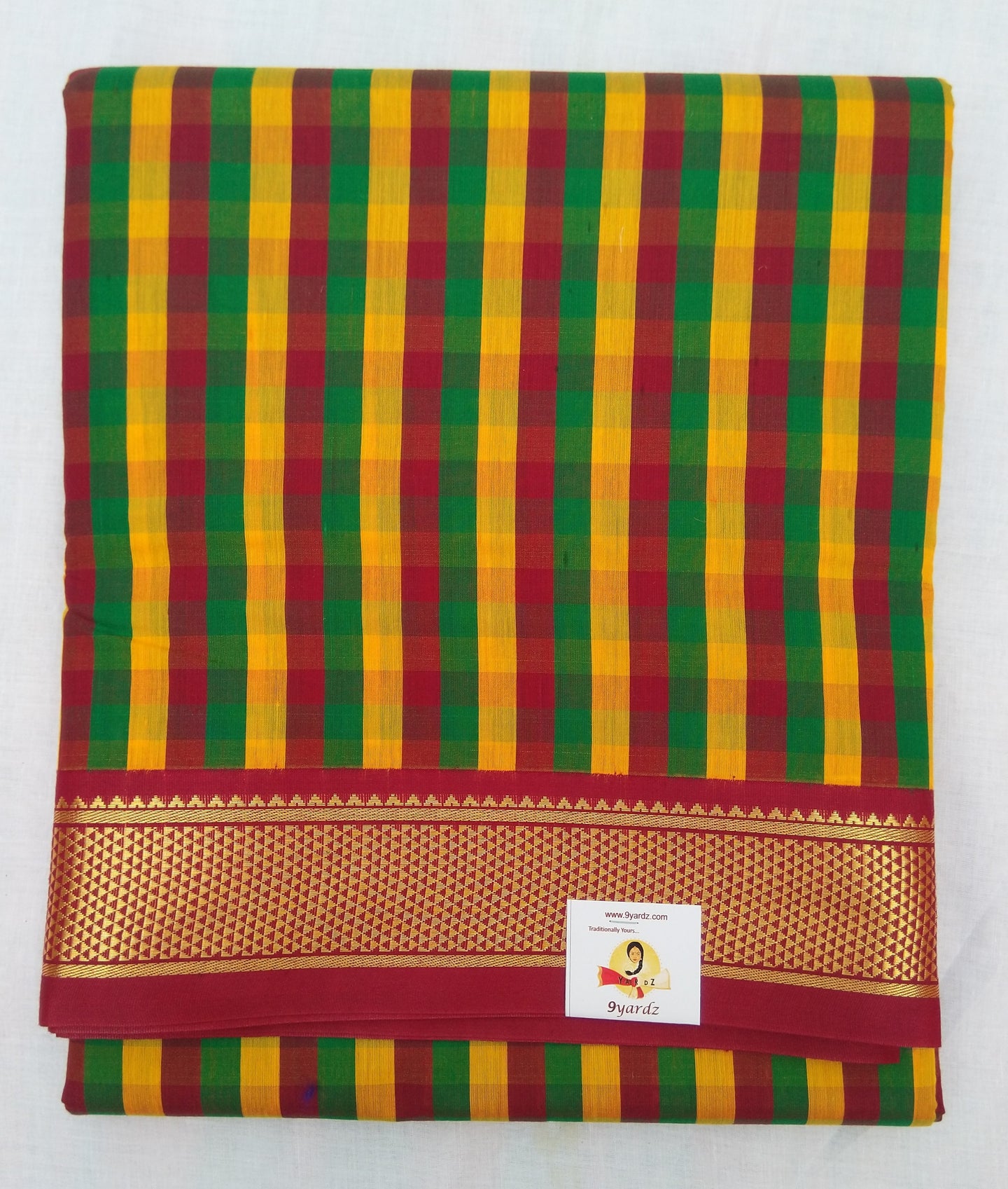 Akshaya cotton 10.25 yards korvai madisar