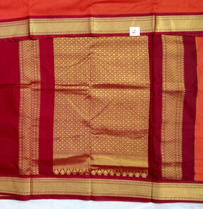 Akshaya cotton 10.25 yards korvai madisar