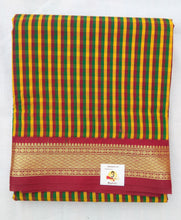 Load image into Gallery viewer, Akshaya cotton 10.25 yards korvai madisar