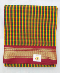 Akshaya cotton 10.25 yards korvai madisar