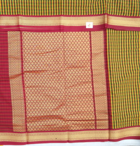 Akshaya cotton 10.25 yards korvai madisar