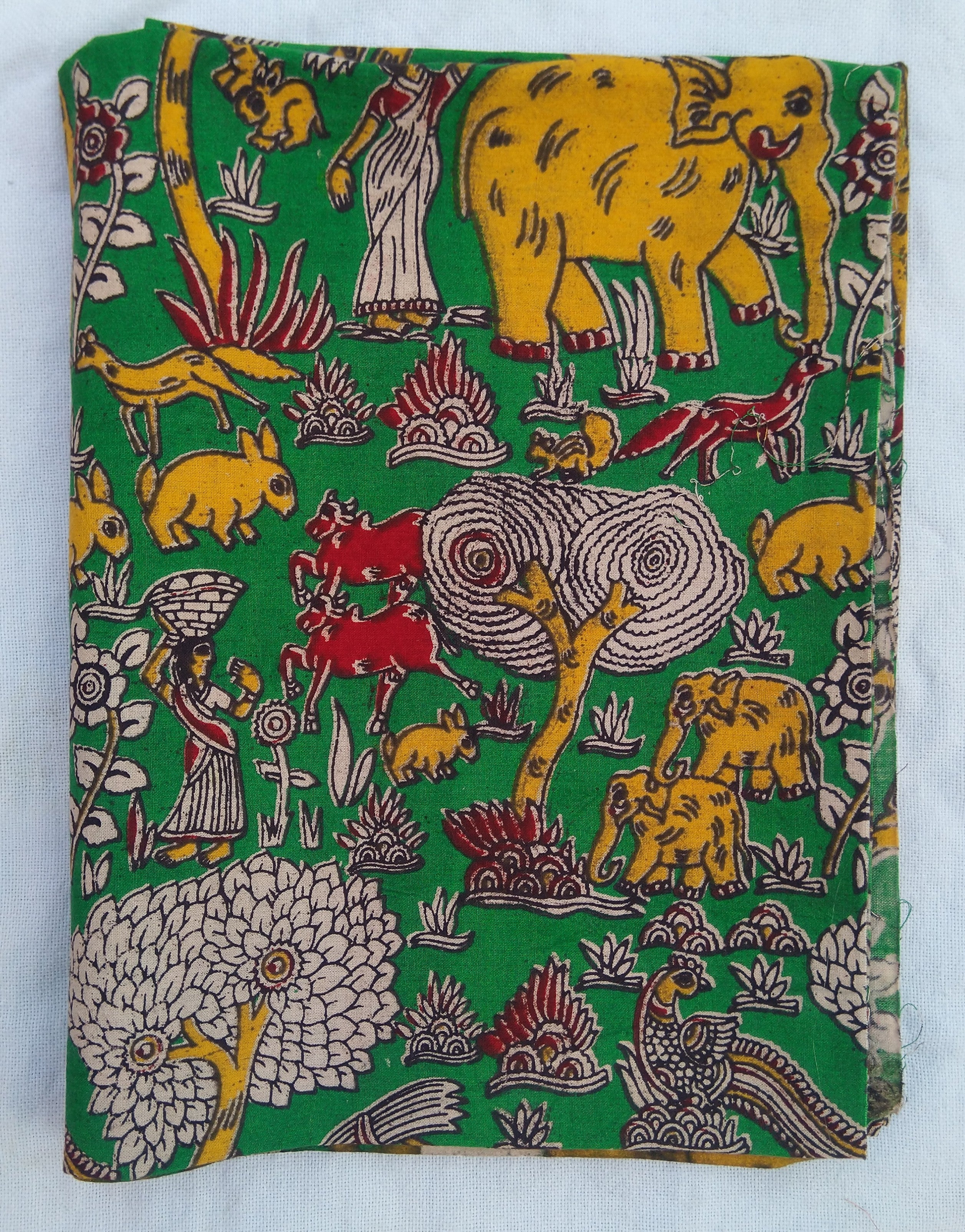 Kalamkari blouse bits