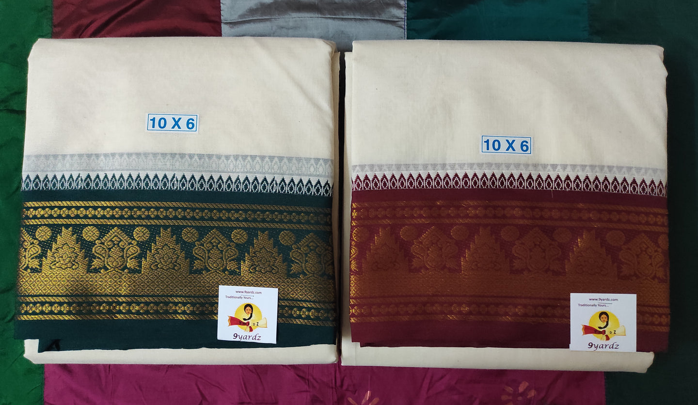 Cotton  Dhothi 10*6