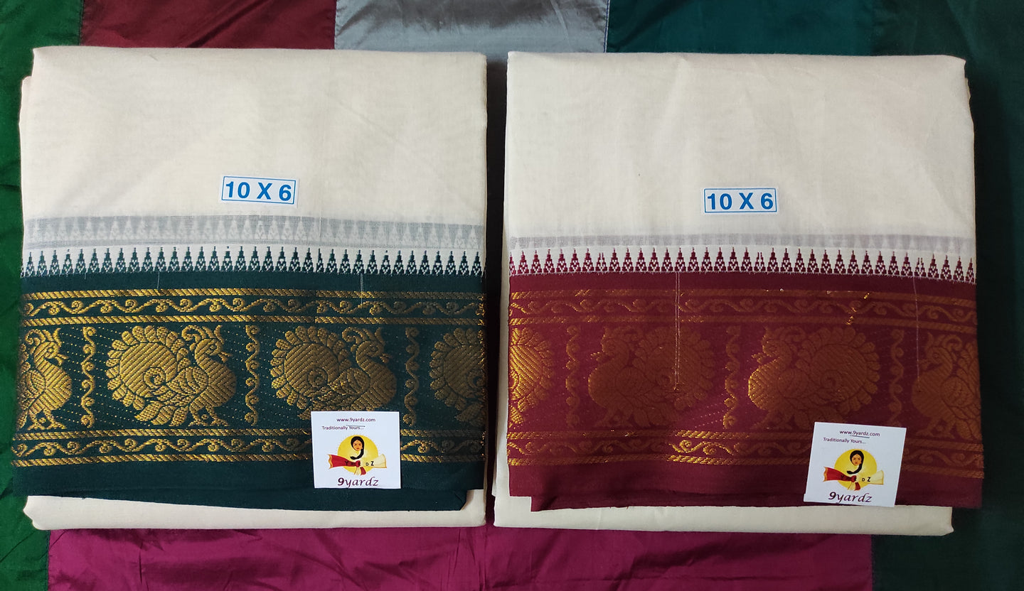 Cotton  Dhothi 10*6