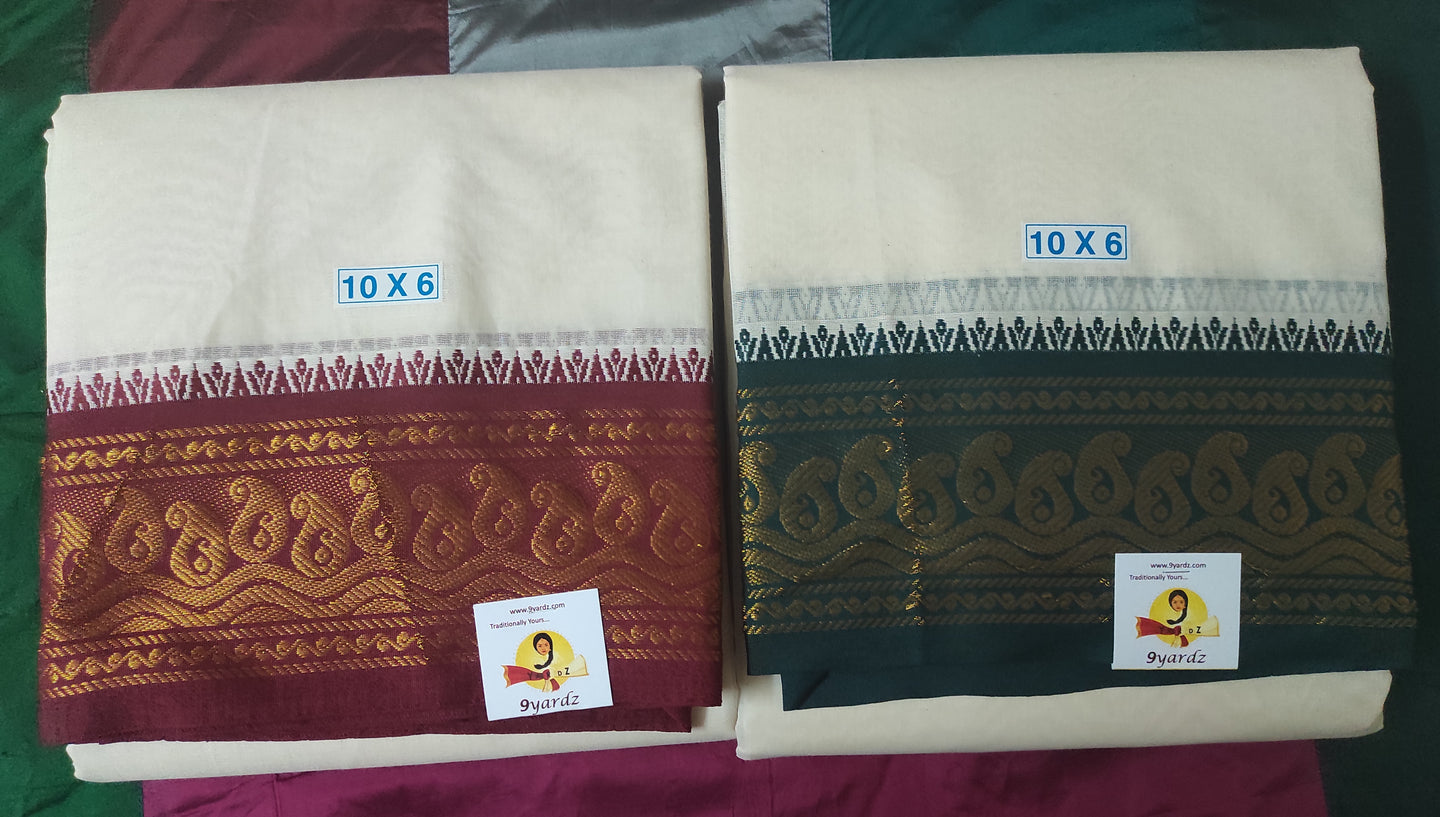 Cotton  Dhothi 10*6