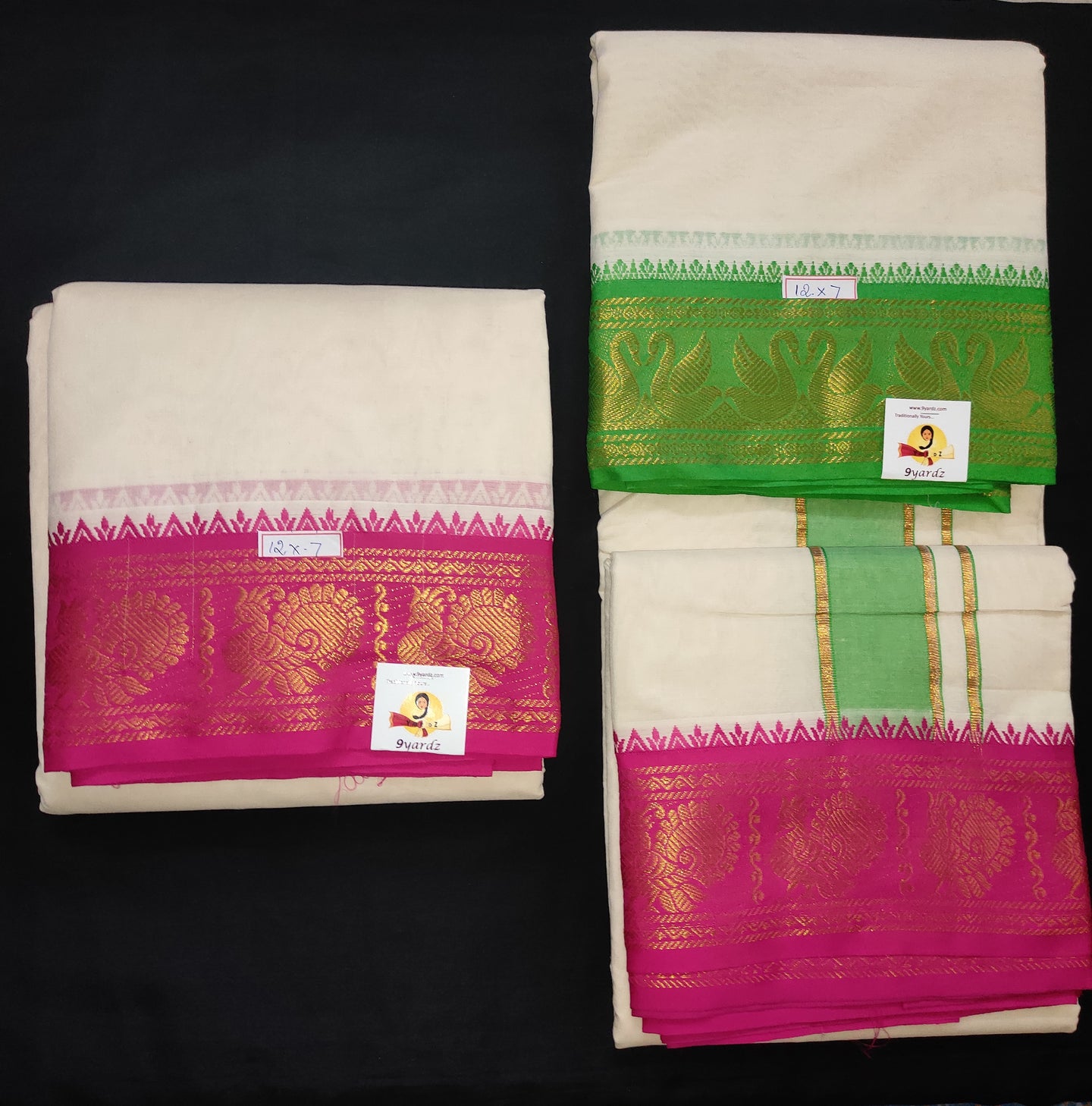 Pure cotton dhothi 12*7