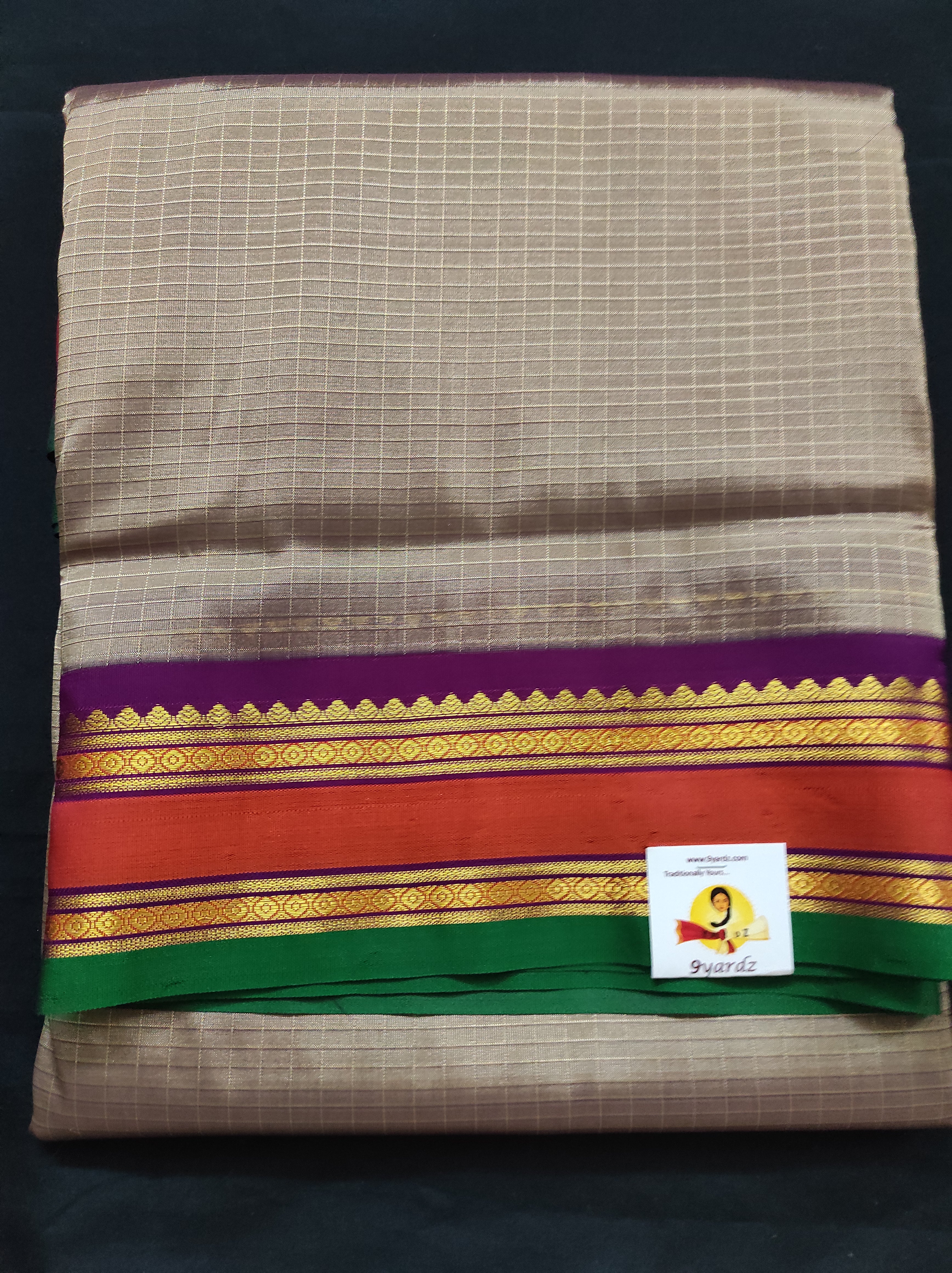Naarpattu Poly silk 10yardz
