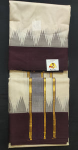 Pure cotton Muhurtham dhoti 9*5