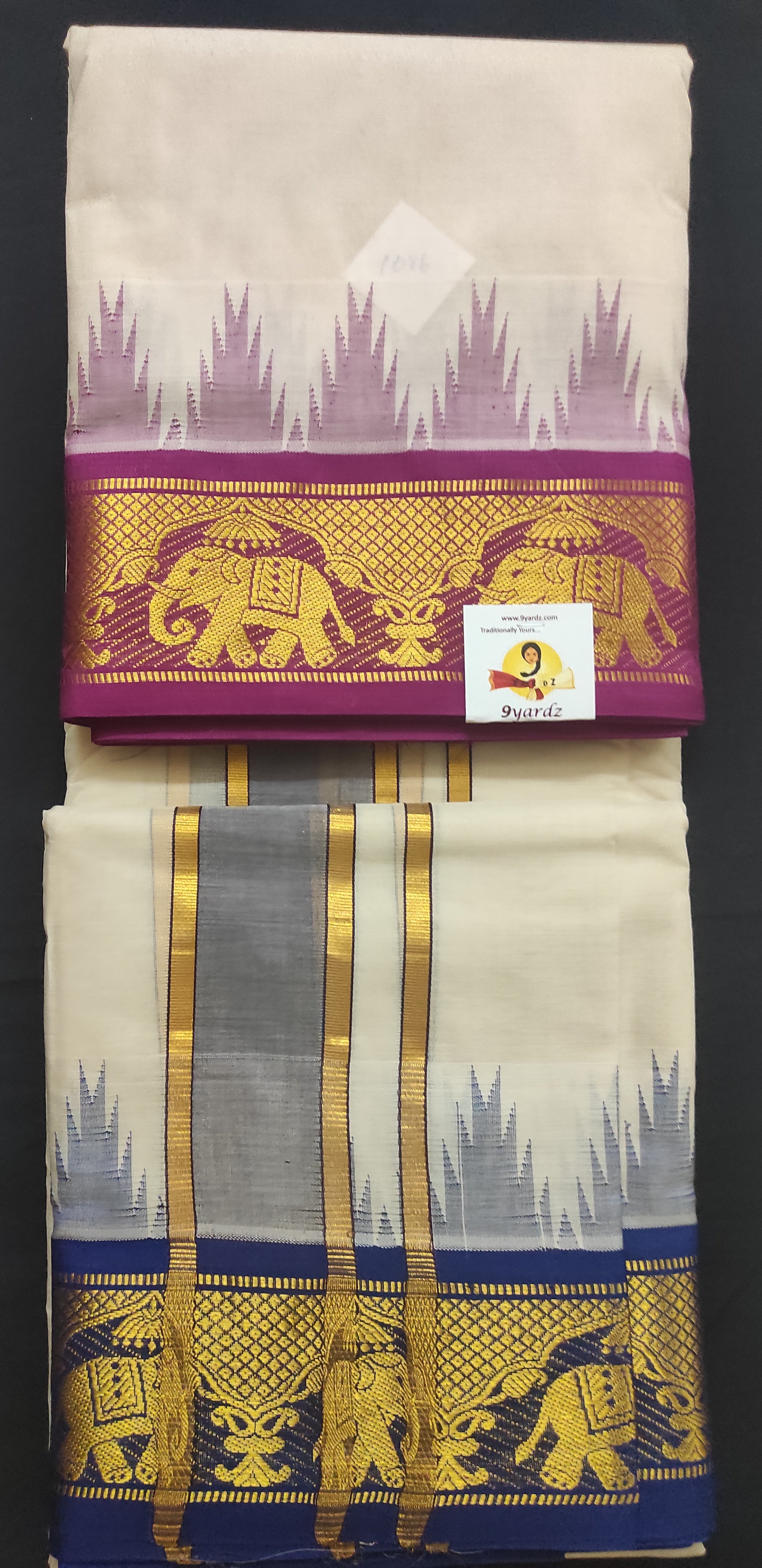 Pure cotton Muhurtham dhoti 10*6