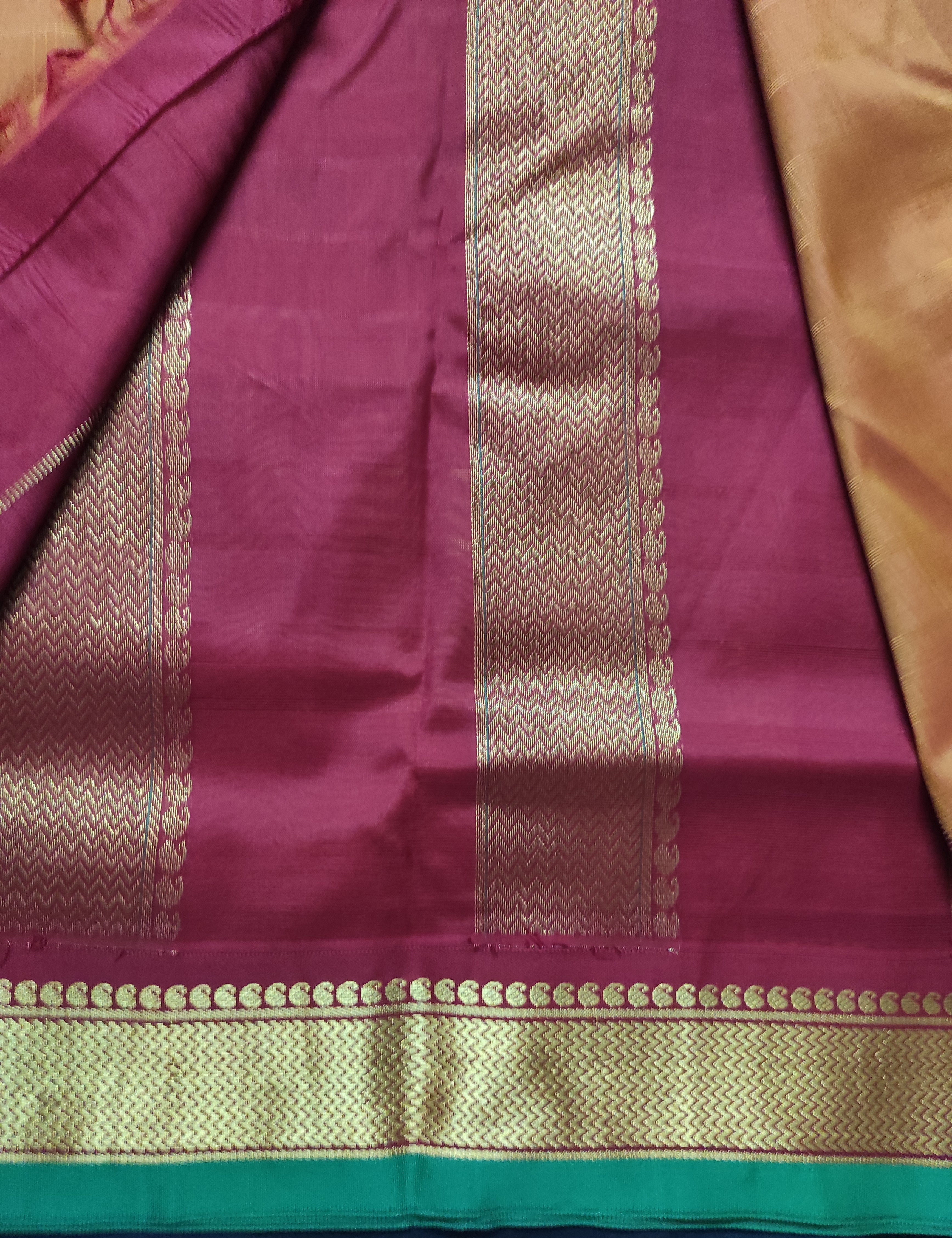 Naarpattu Poly silk 10yards madisar