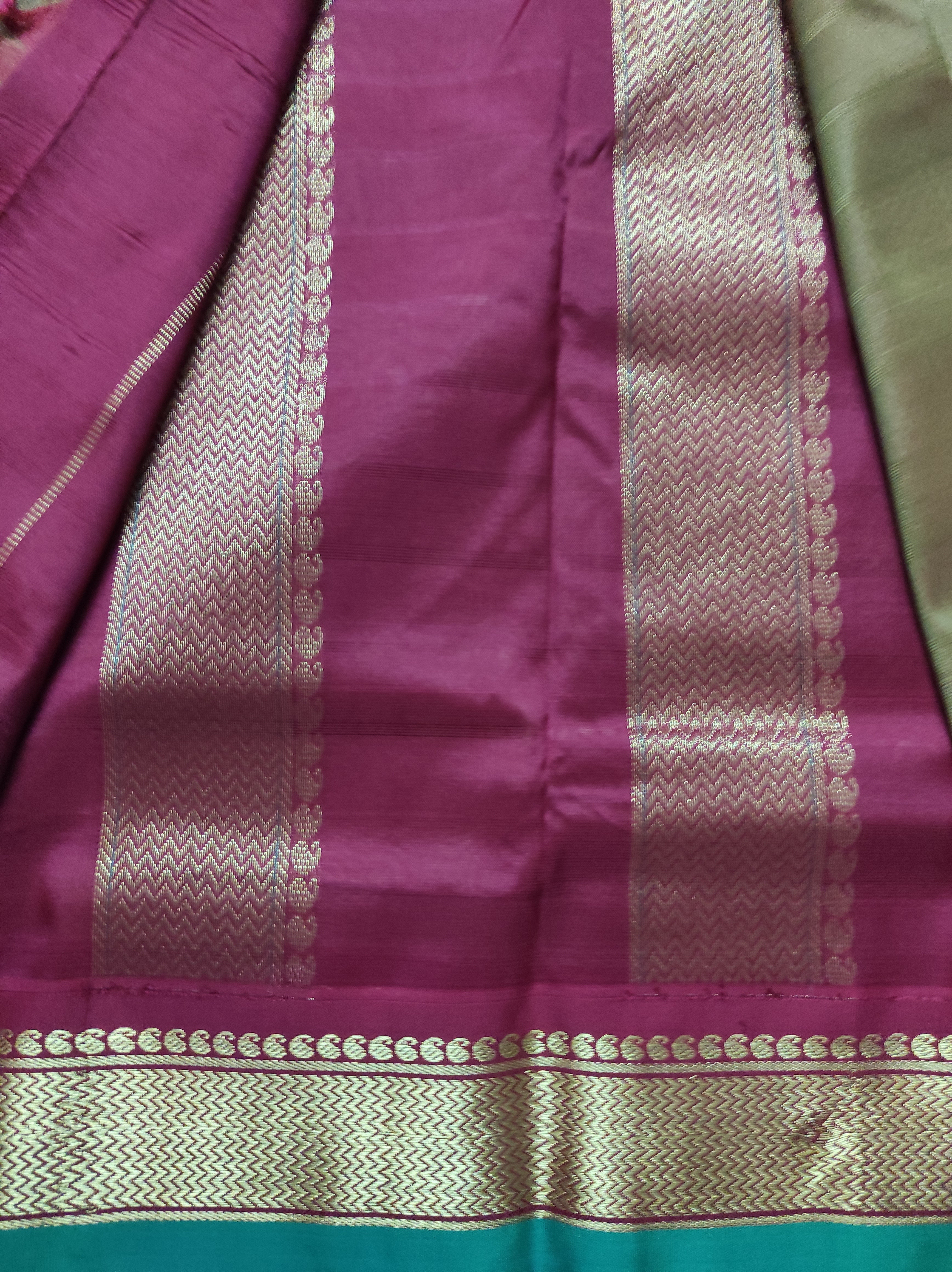 Naarpattu Poly silk 10yards madisar