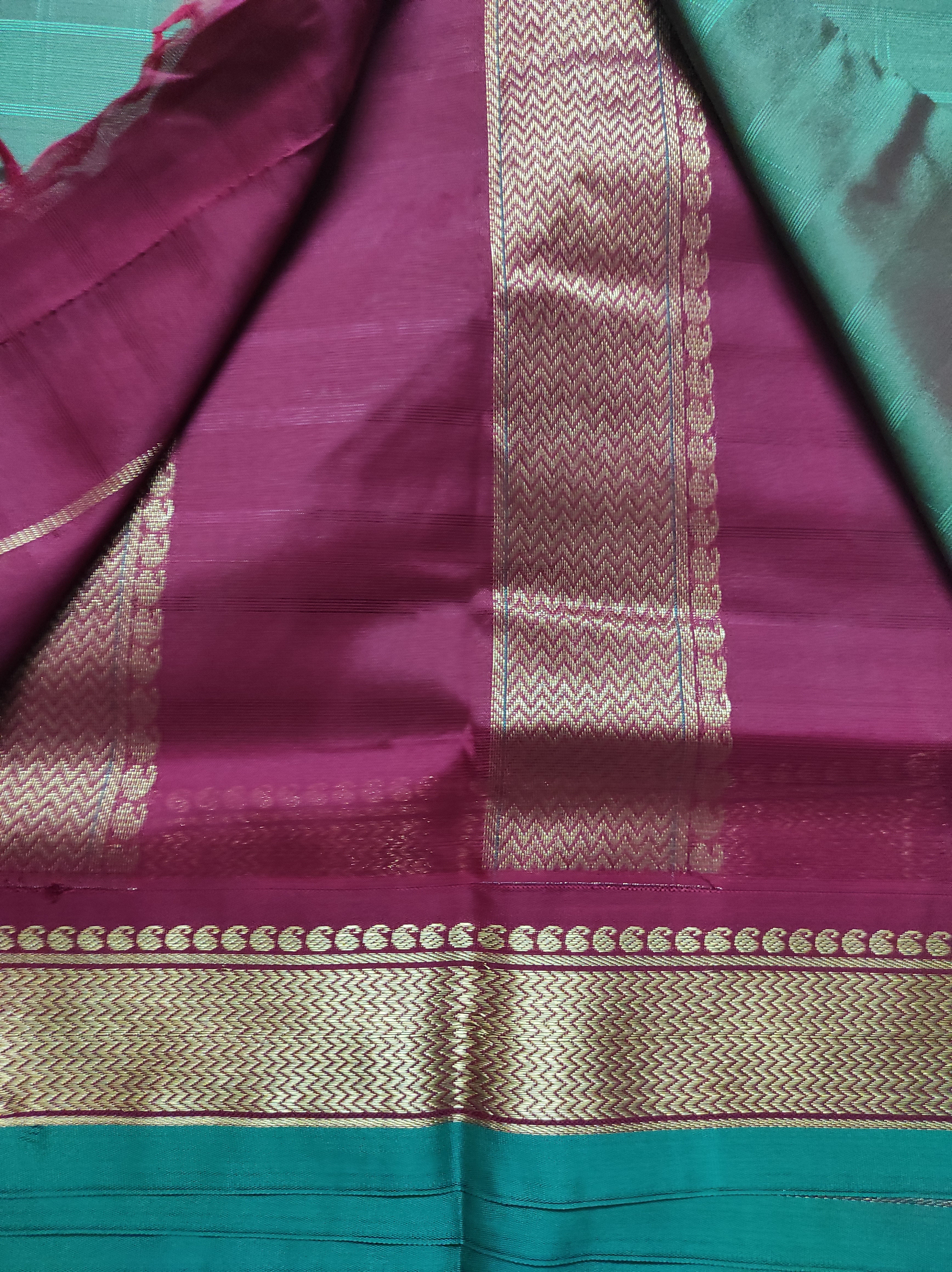 Naarpattu Poly silk 10yards madisar