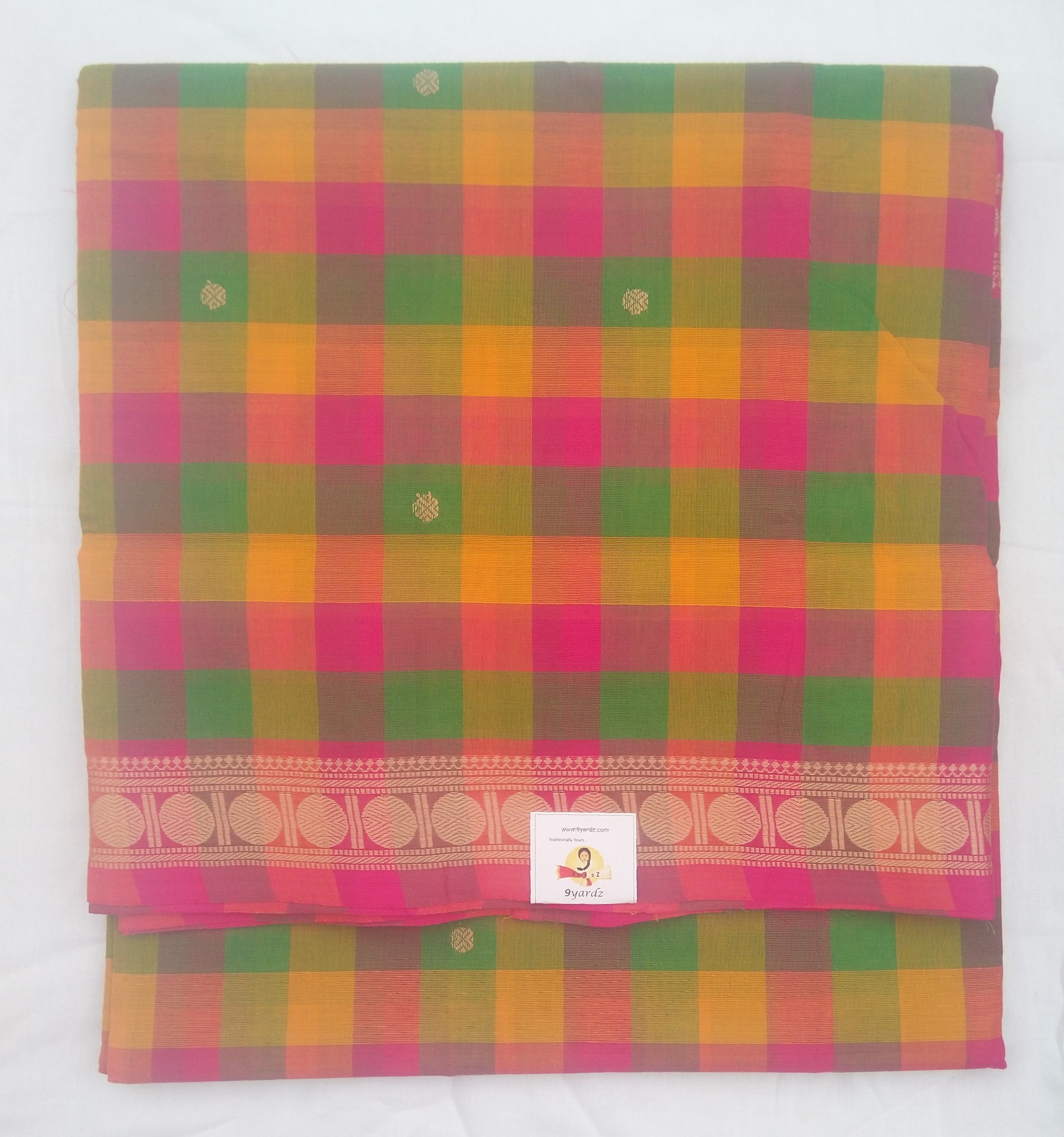 Chettinadu / Karaikudi cotton 10 yards madisar