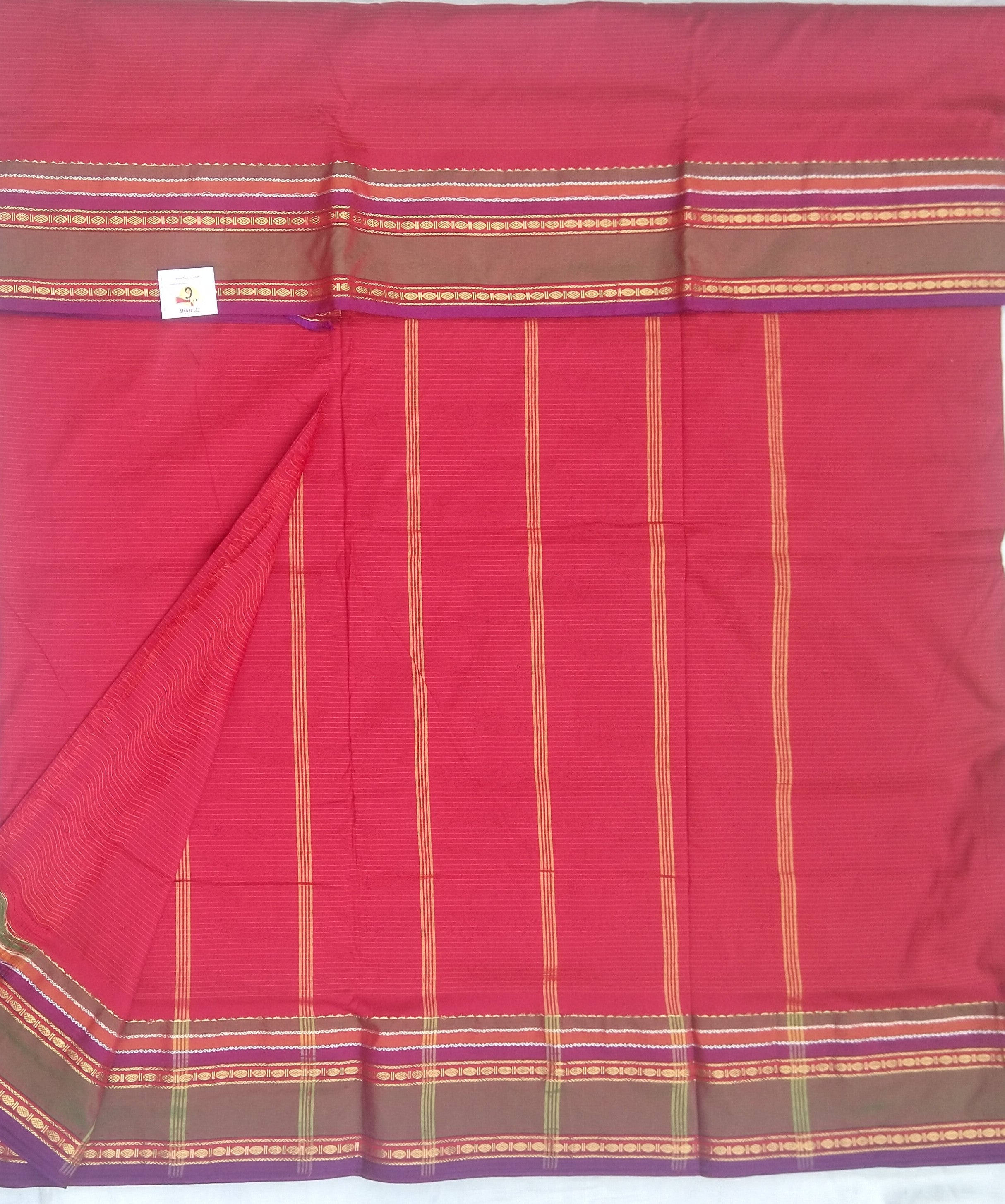 Kalyani cotton 9.25 mts (10 yards) madisar
