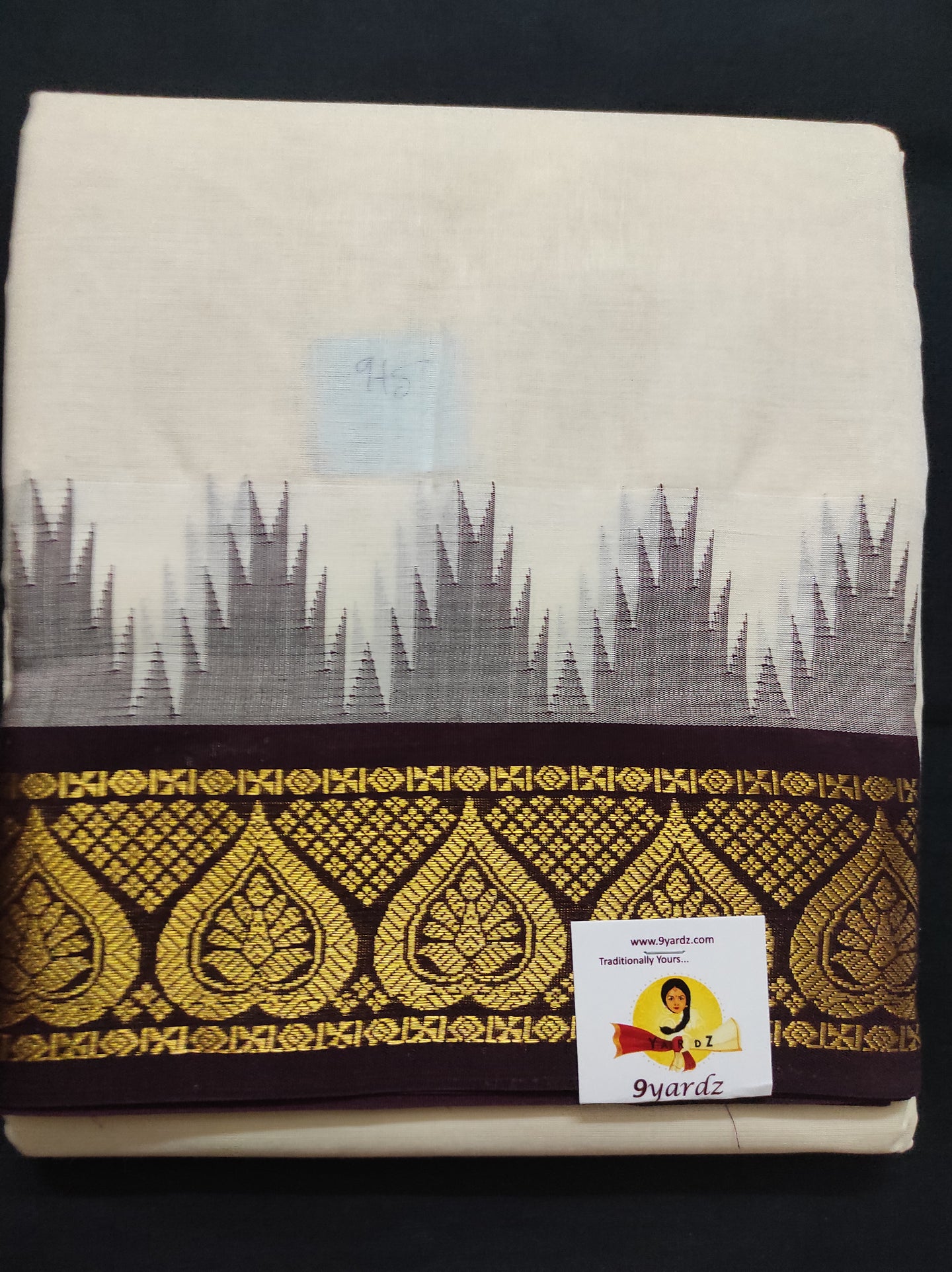 Pure cotton Muhurtham dhoti 9*5