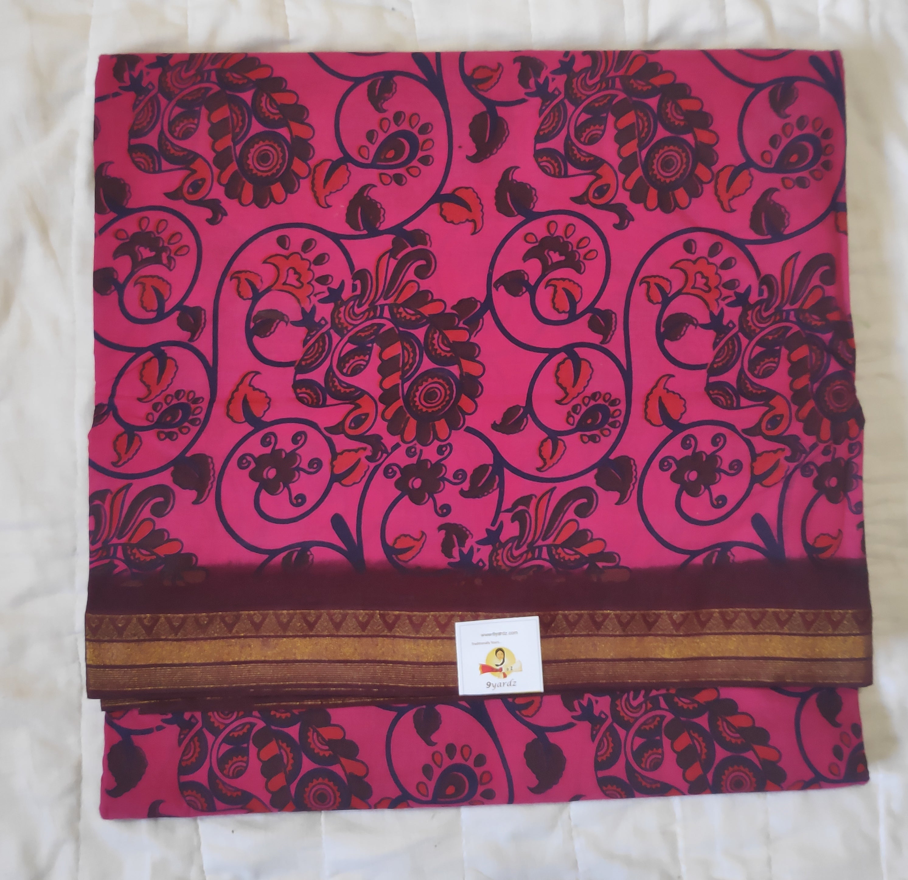 Colour Kalamkari Design- 10.5 yards