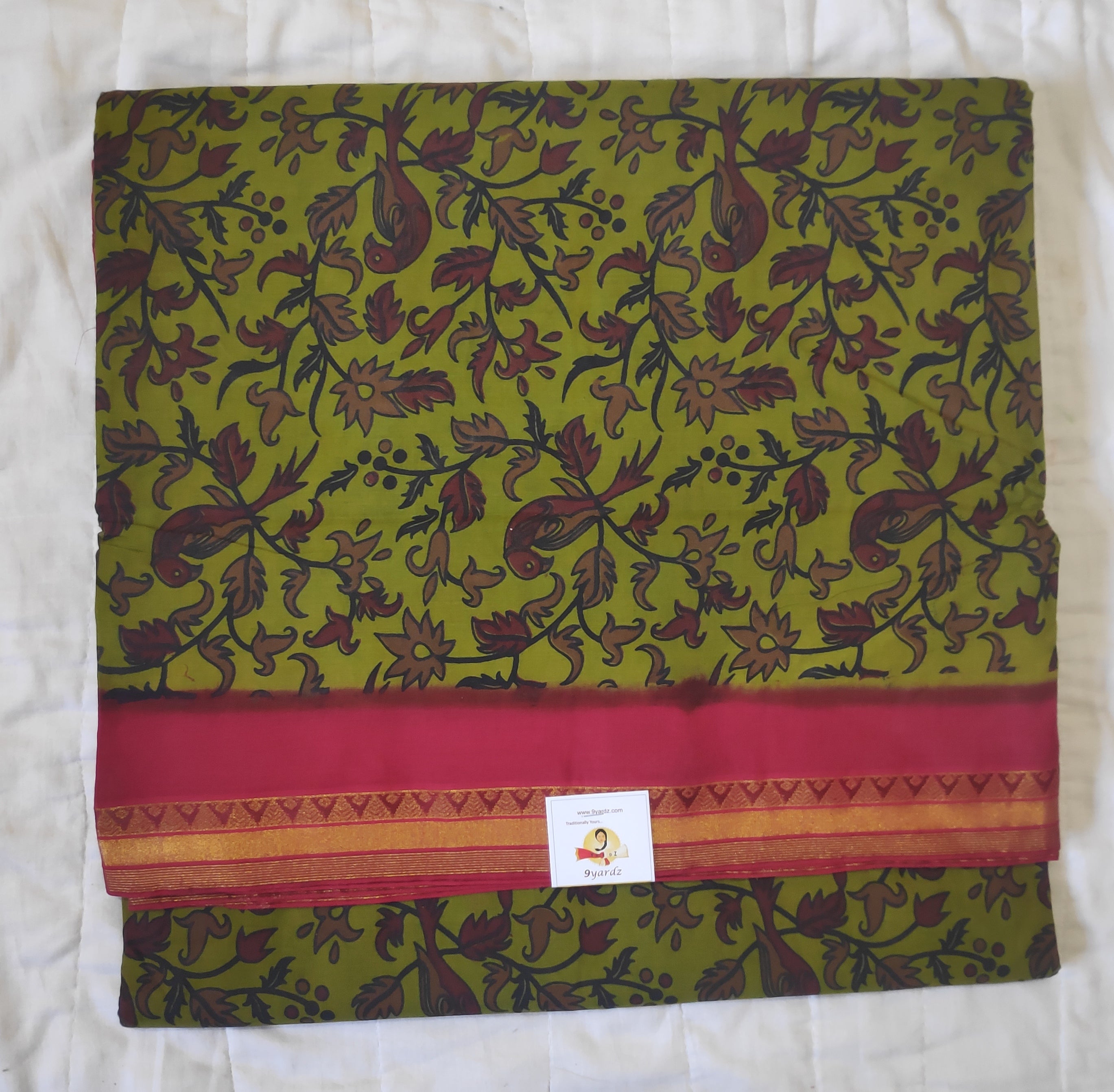 Colour Kalamkari Design- 10.5 yards