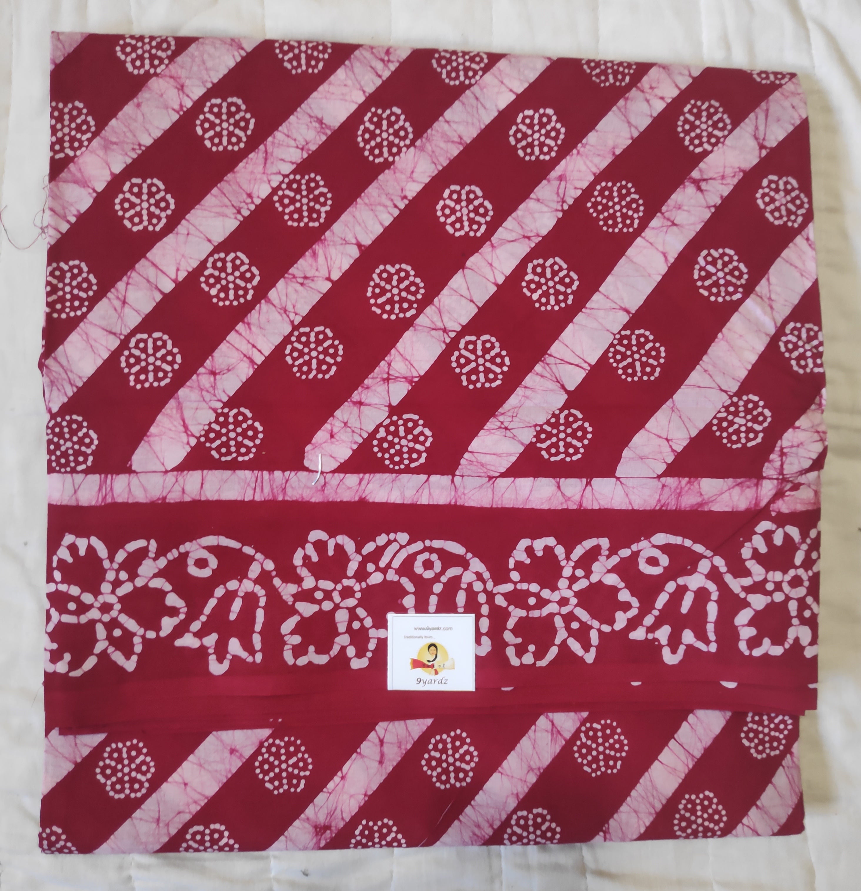 Sungudi Bathik Stripes 10.5yardz