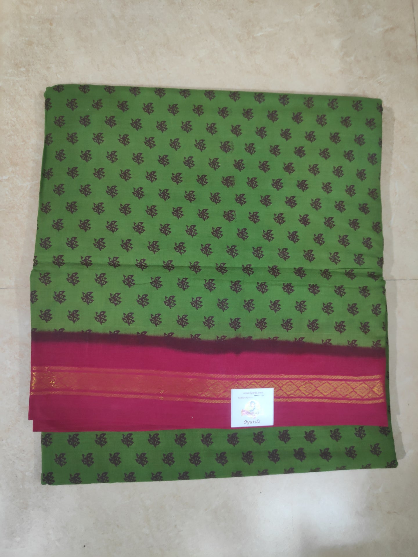 Sungudi cotton 9 yardz