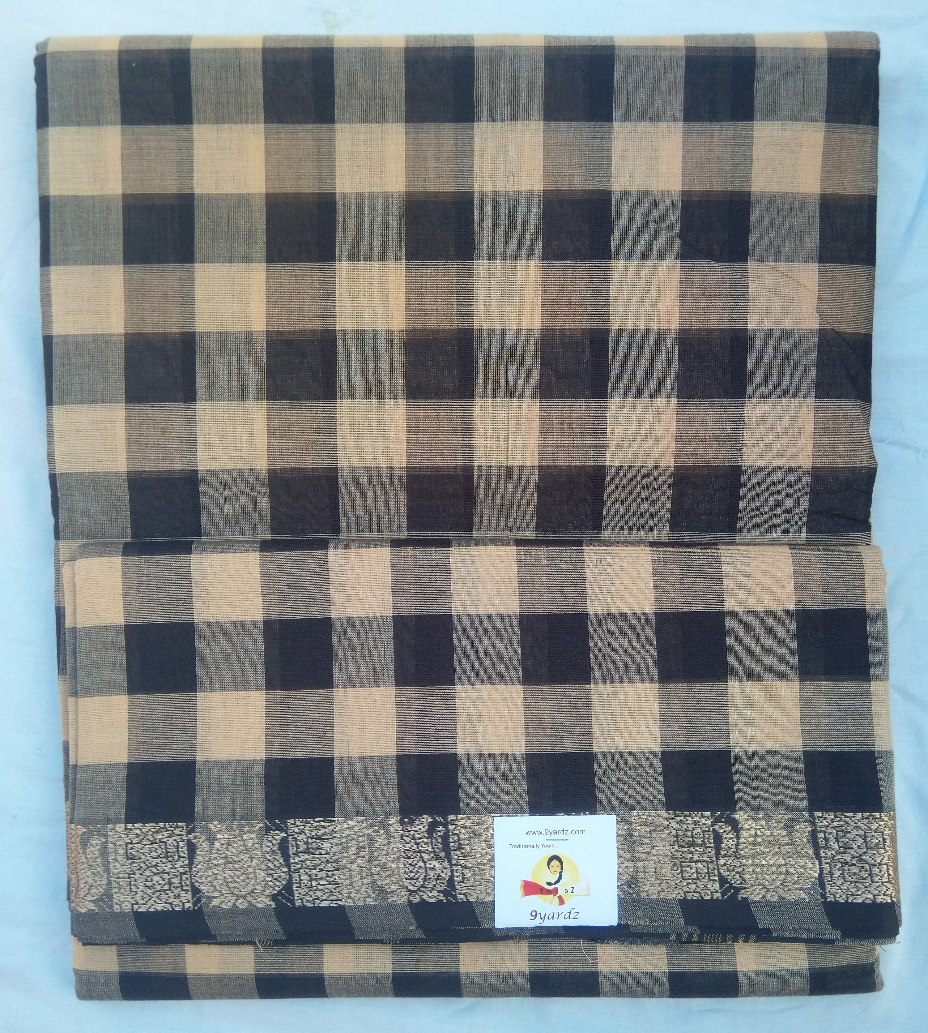 Chettinadu / Karaikudi cotton 9.5 yards madisar