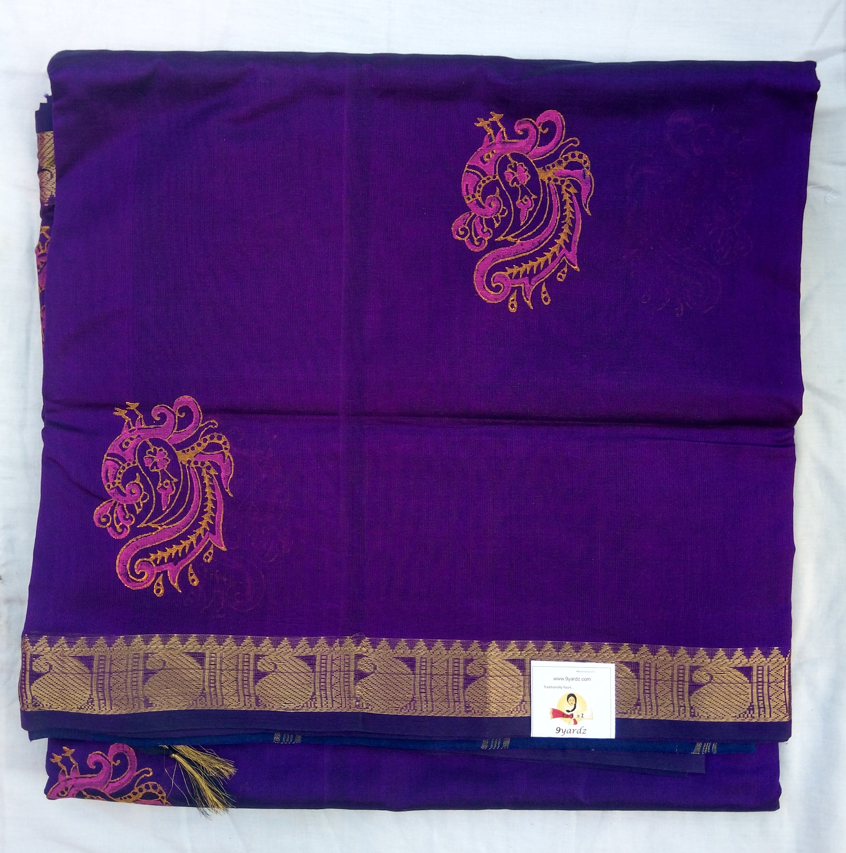 Pure silk cotton, printed -10 yards madisar